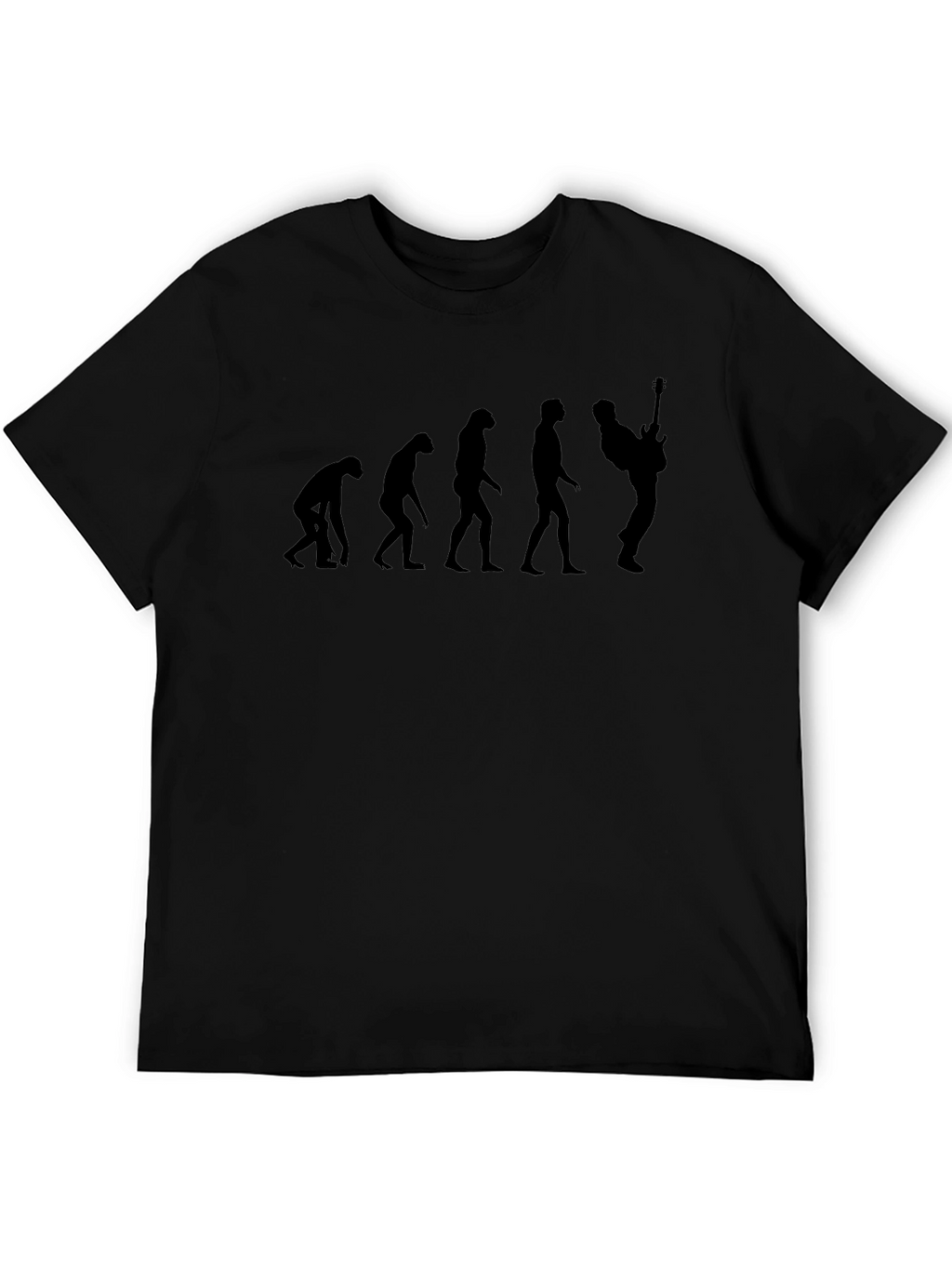 Evolution of Music Black T-Shirt