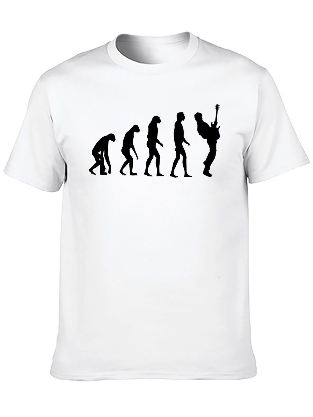 Evolution of Music Black T-Shirt