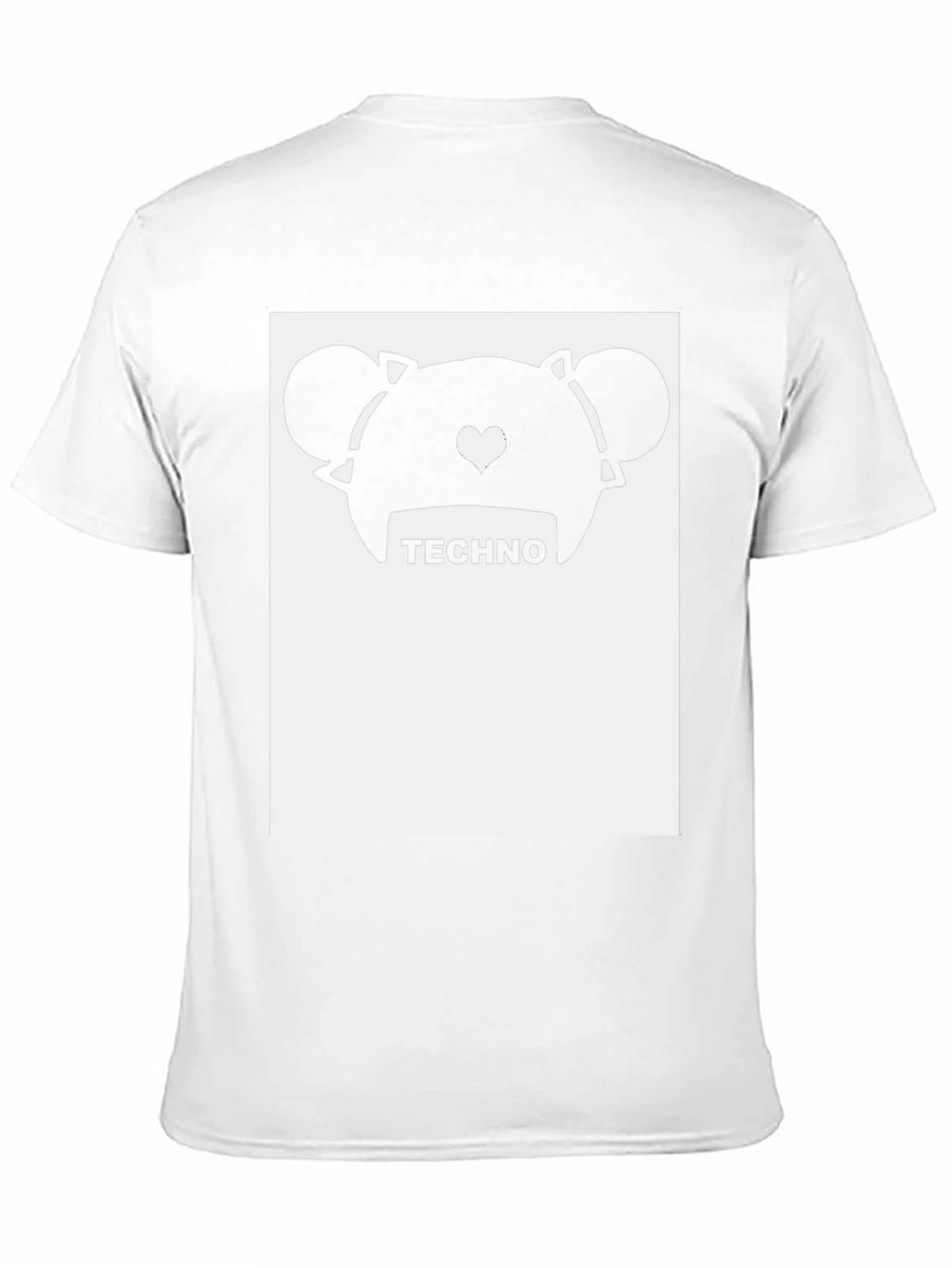 Techno Bear Graphic Tee - Trendy Music Lover Shirt