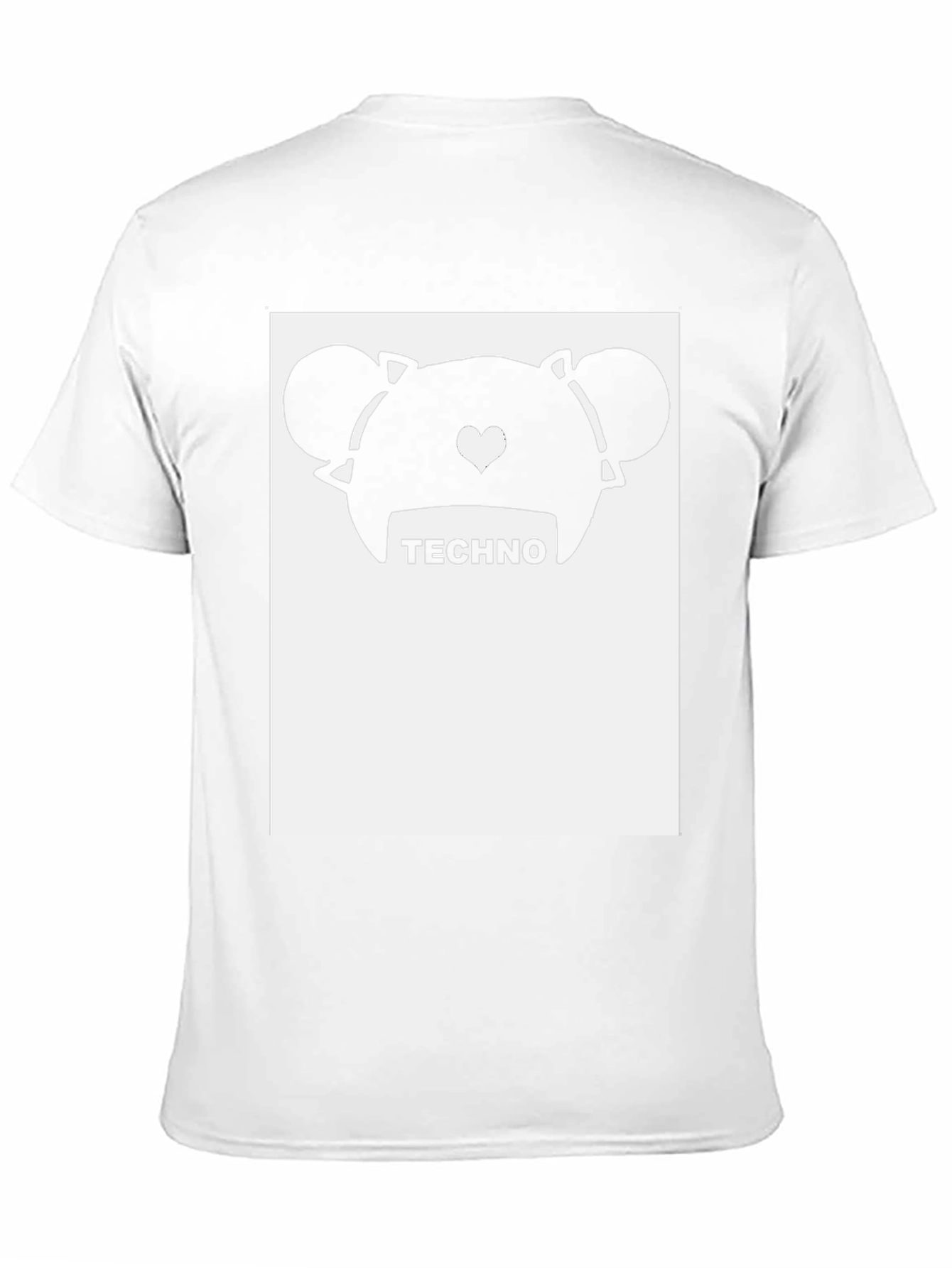 Techno Bear Graphic Tee - Trendy Music Lover Shirt