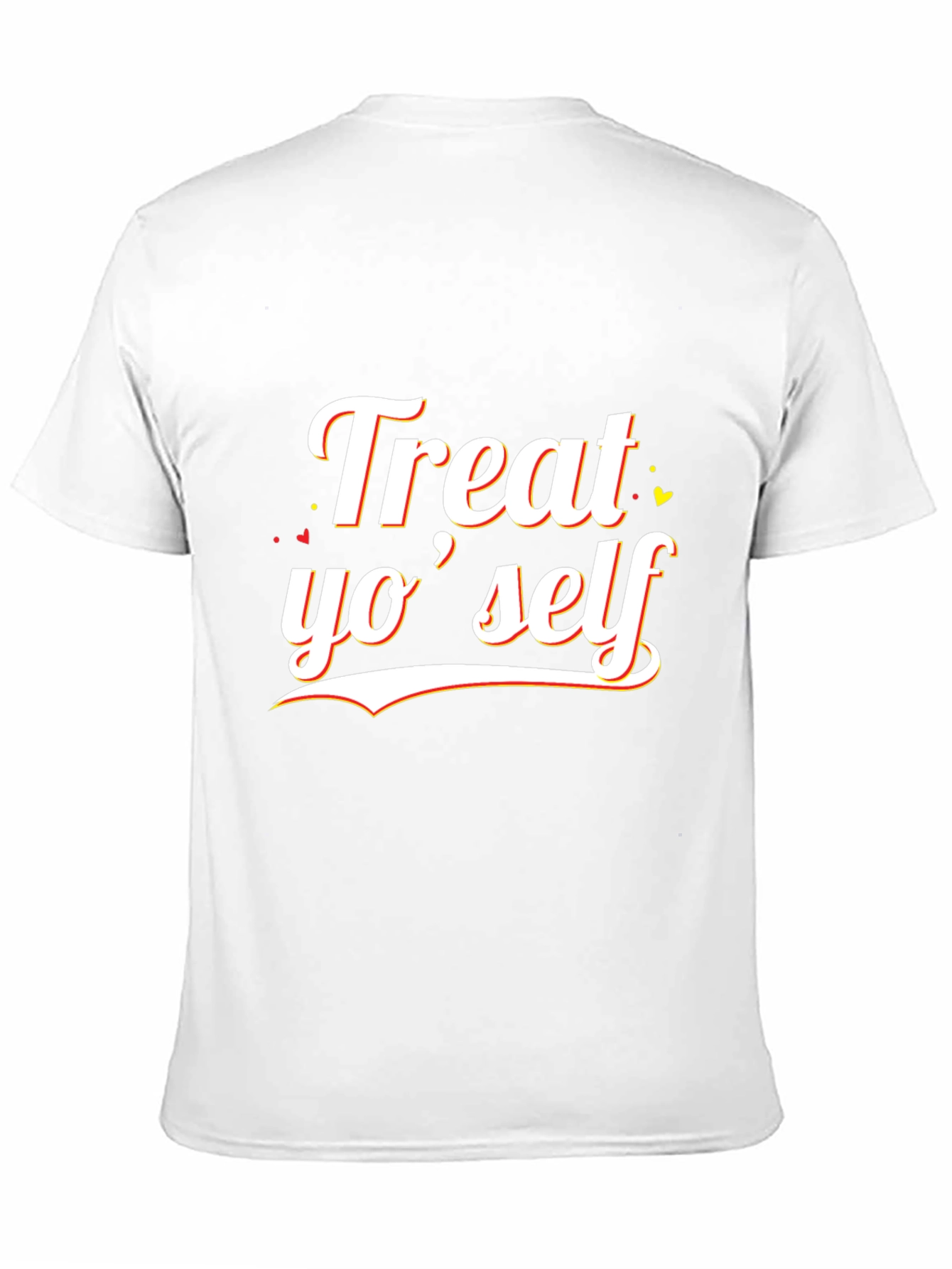 Treat Yo Self Black Graphic Tee