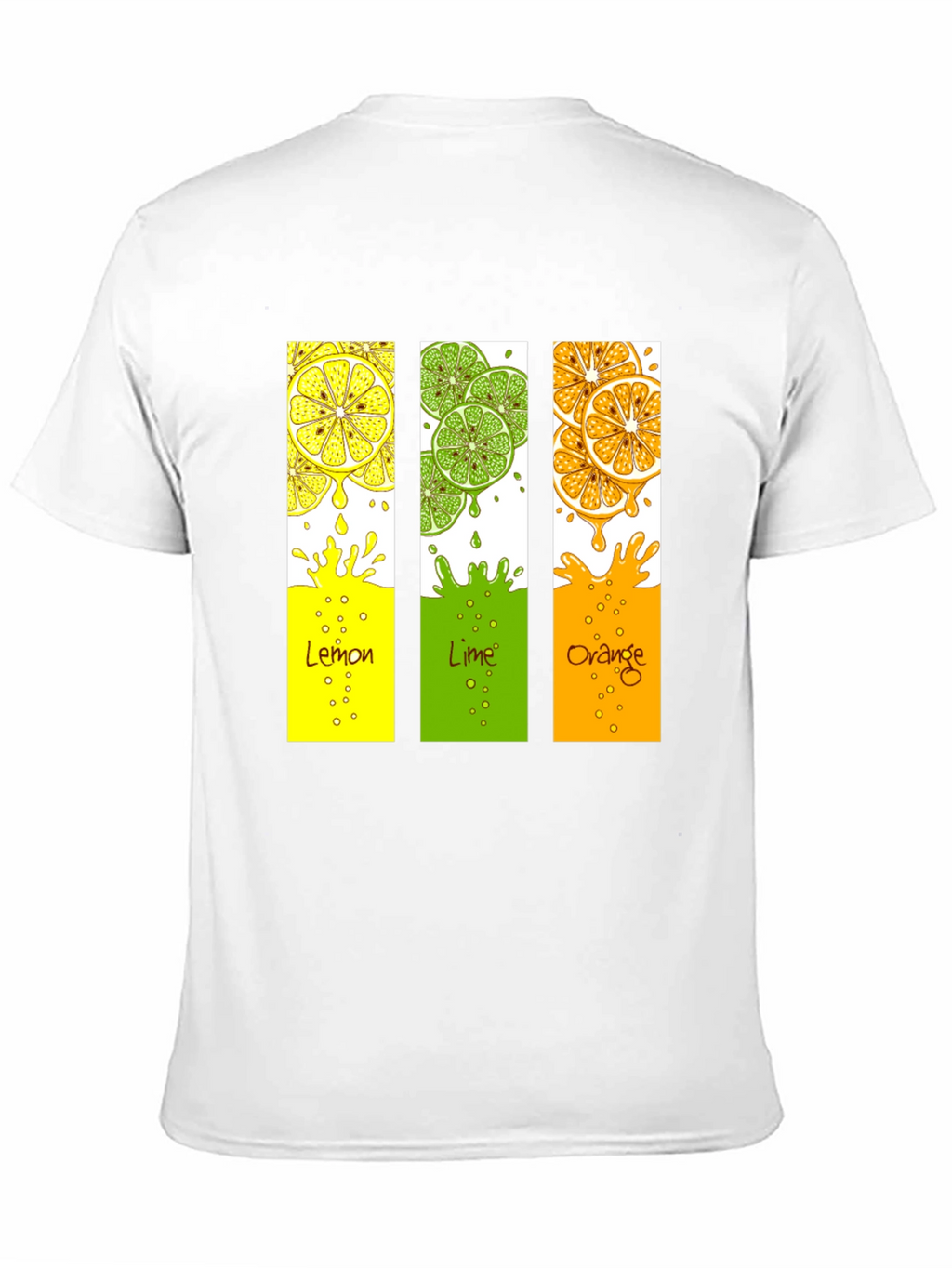 Citrus Fruit T-Shirt - Lemon Lime Orange Design