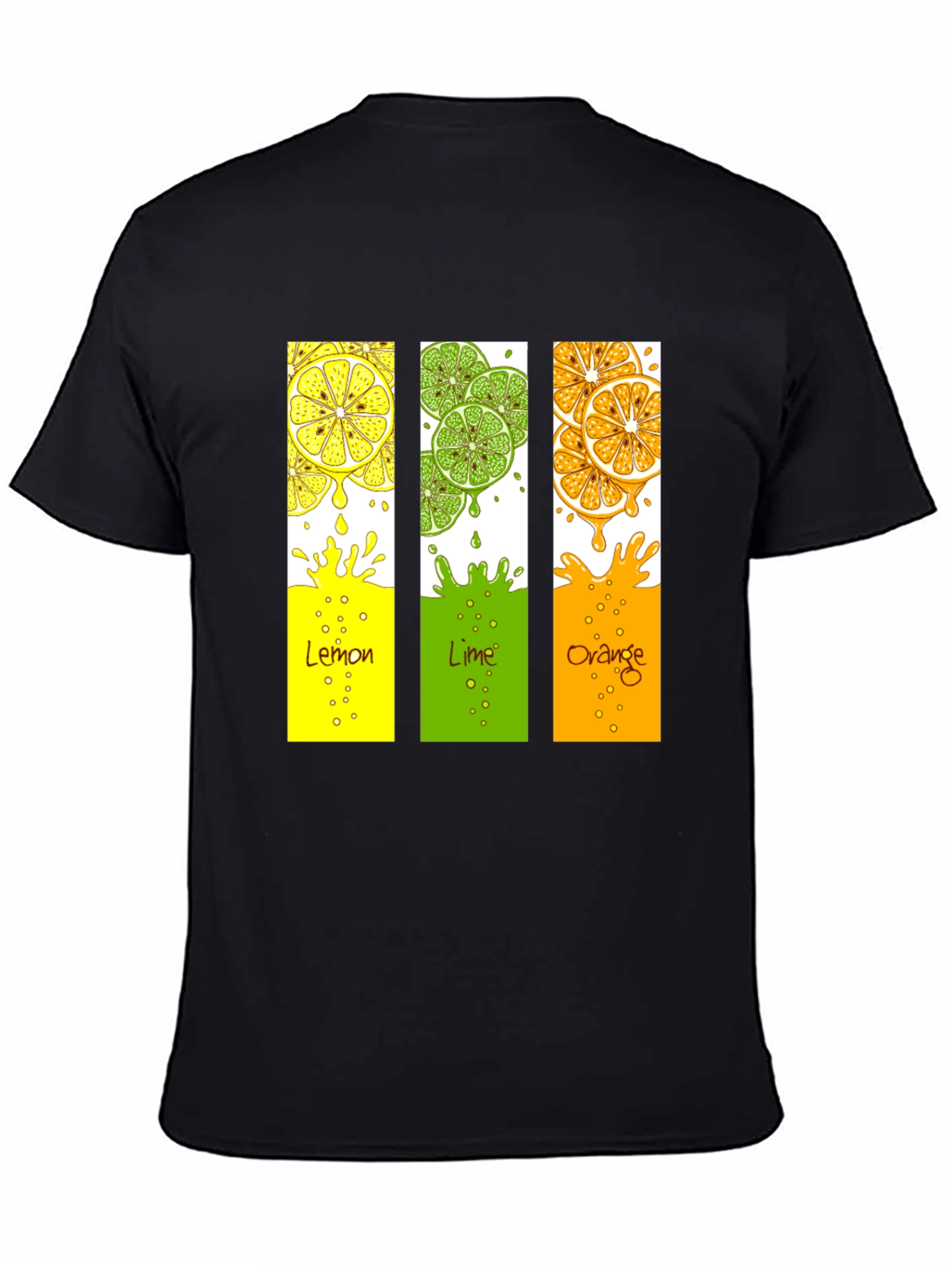 Citrus Fruit T-Shirt - Lemon Lime Orange Design