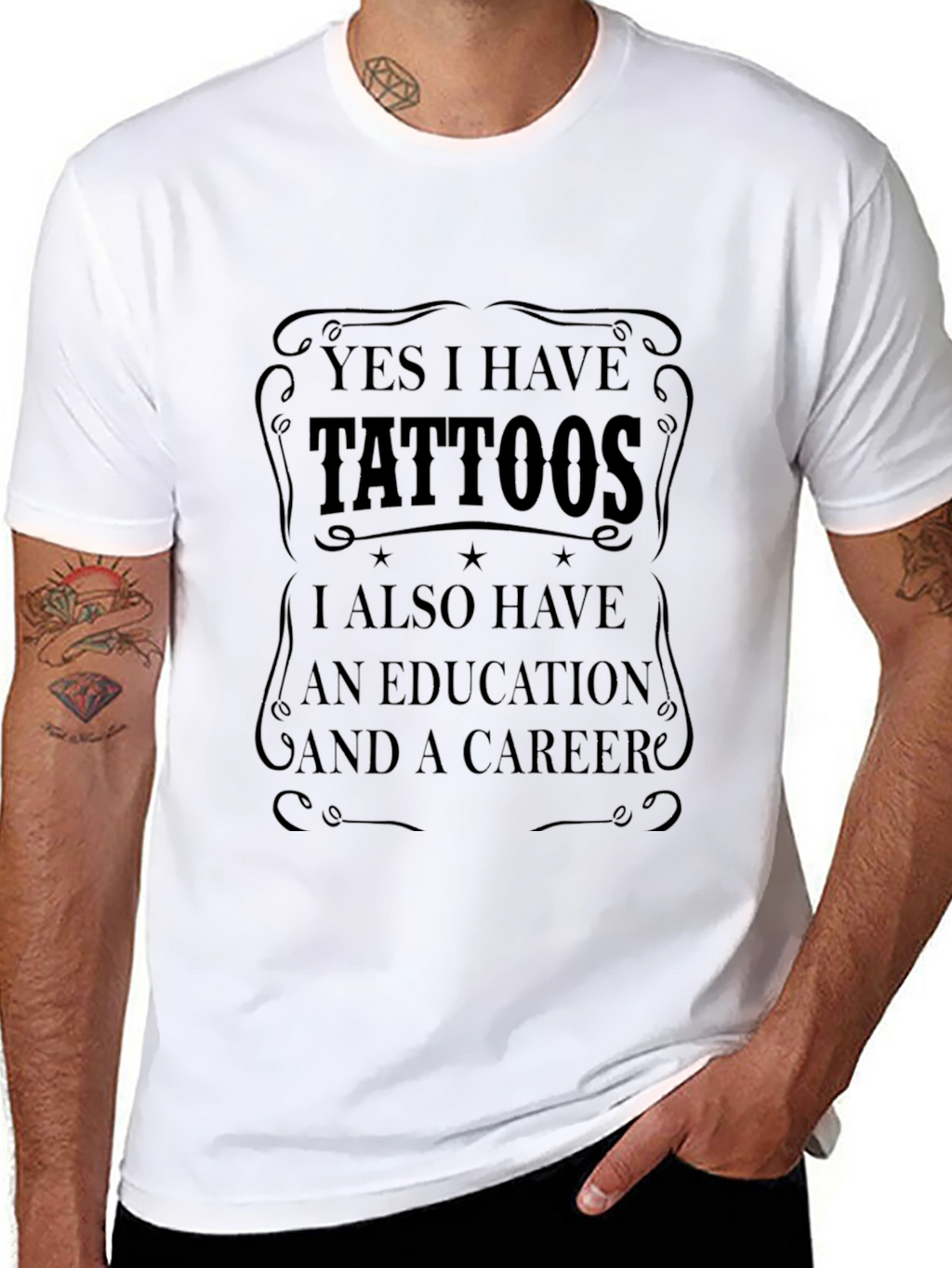 Tattooed & Educated Graphic Tee