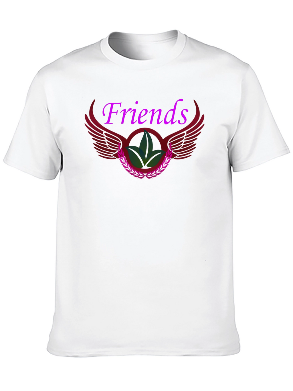 Friends Graphic Print Black T-Shirt