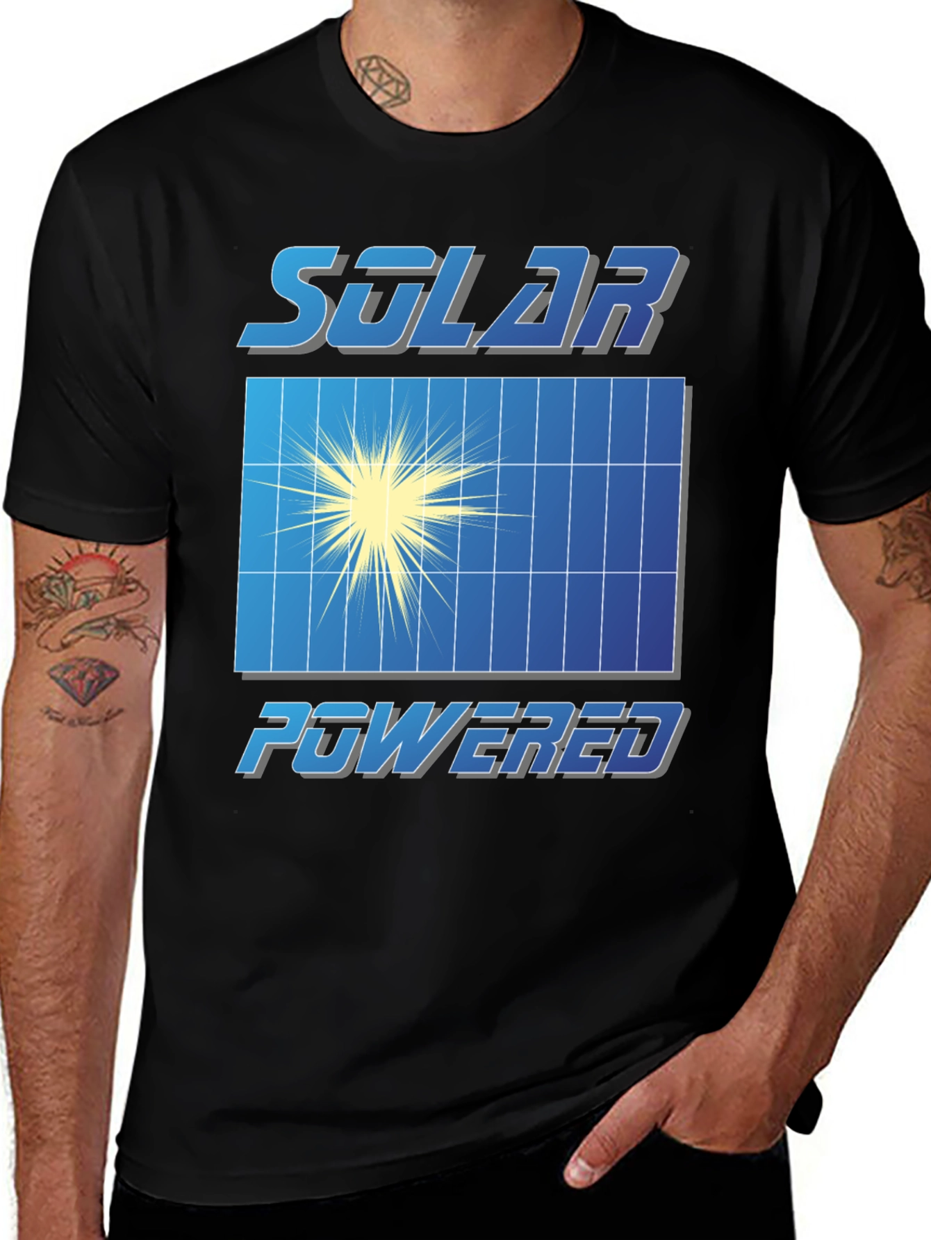 Solar Powered T-Shirt - Eco-Friendly Fashion