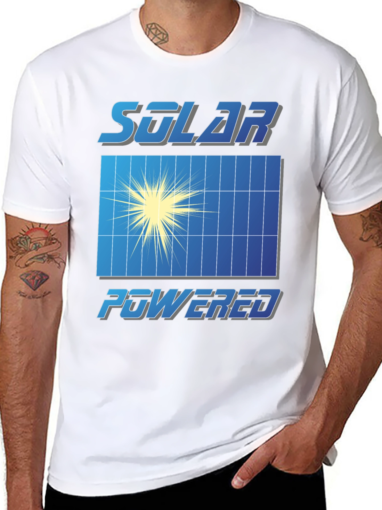 Solar Powered T-Shirt - Eco-Friendly Fashion