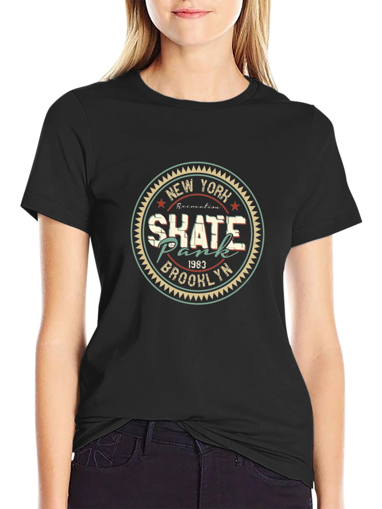 Vintage Skate Punk Graphic Tee - New York Brooklyn 1983