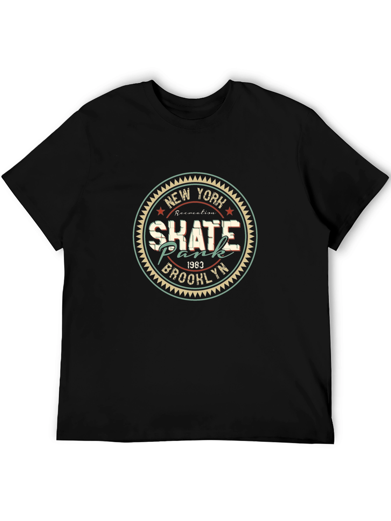 Vintage Skate Punk Graphic Tee - New York Brooklyn 1983