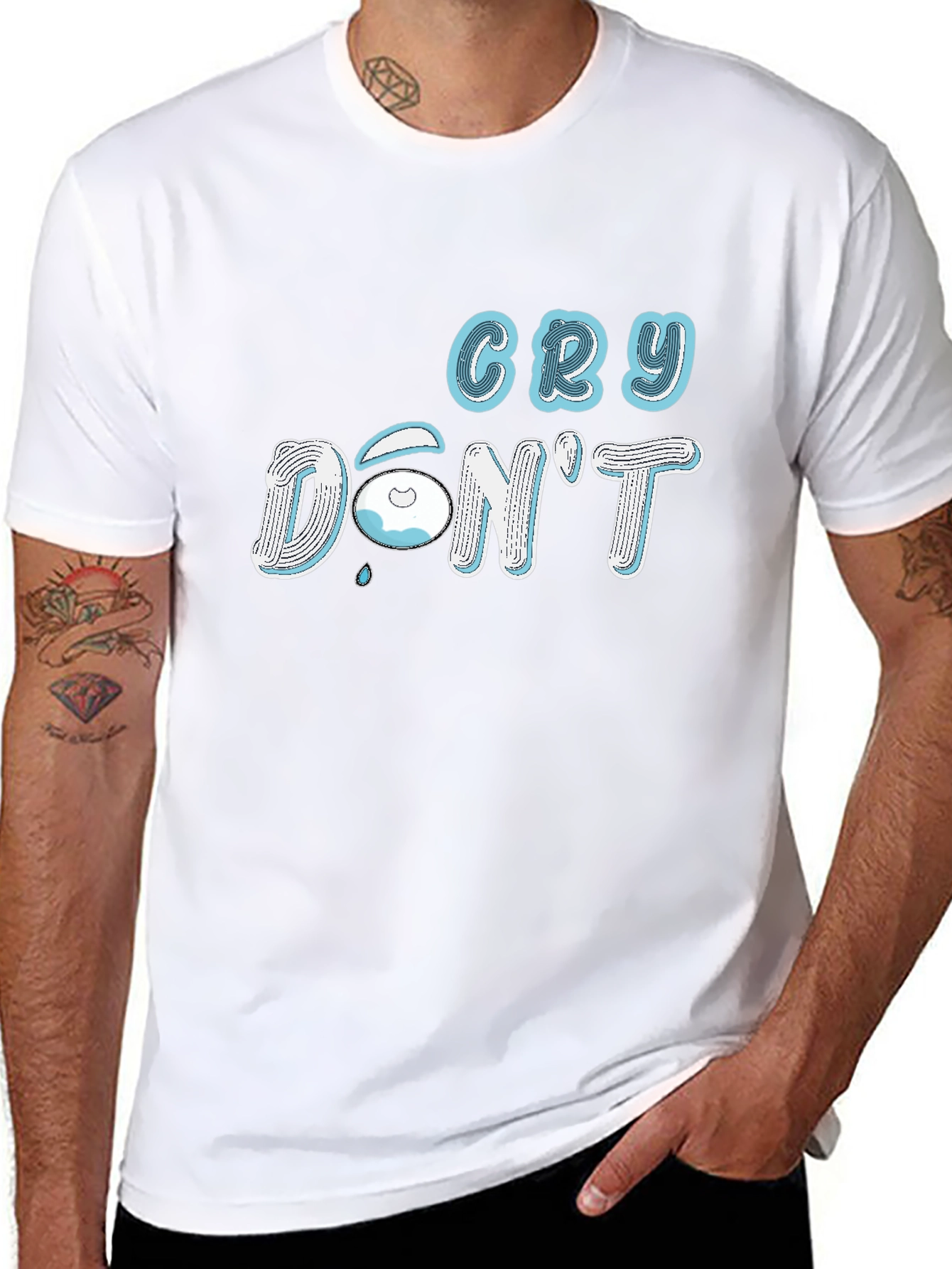 Cry Dont Black T-Shirt
