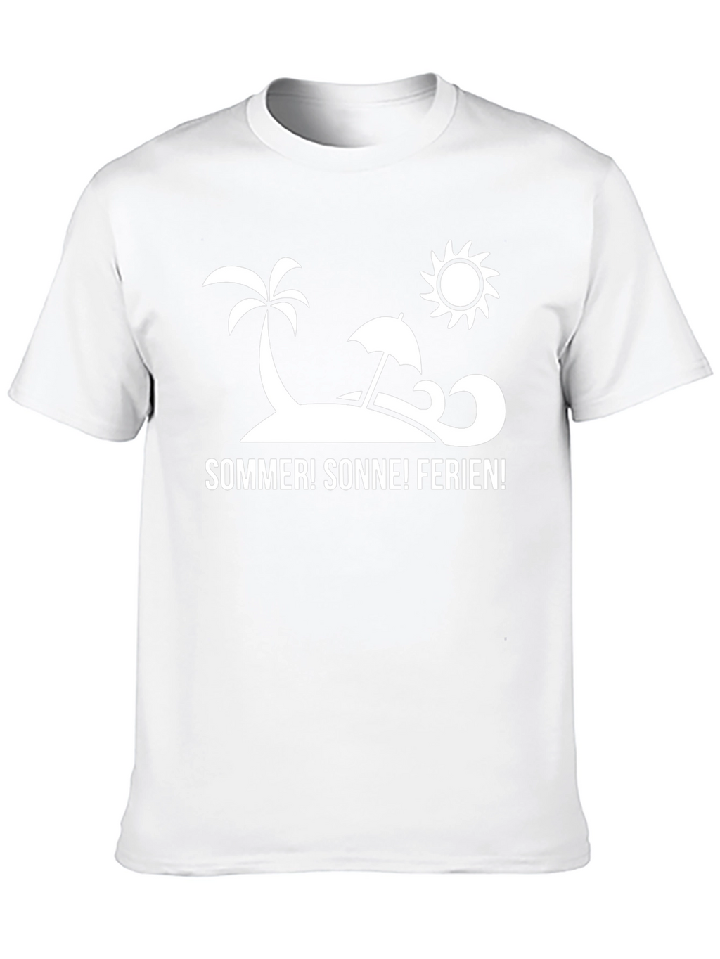 Summer Sun & Holiday Tee - Beach Design