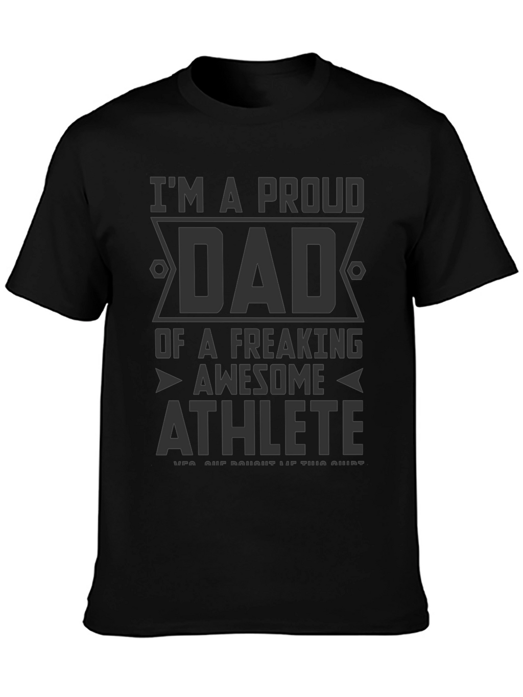 Proud Dad of Awesome Athlete Graphic T-Shirt