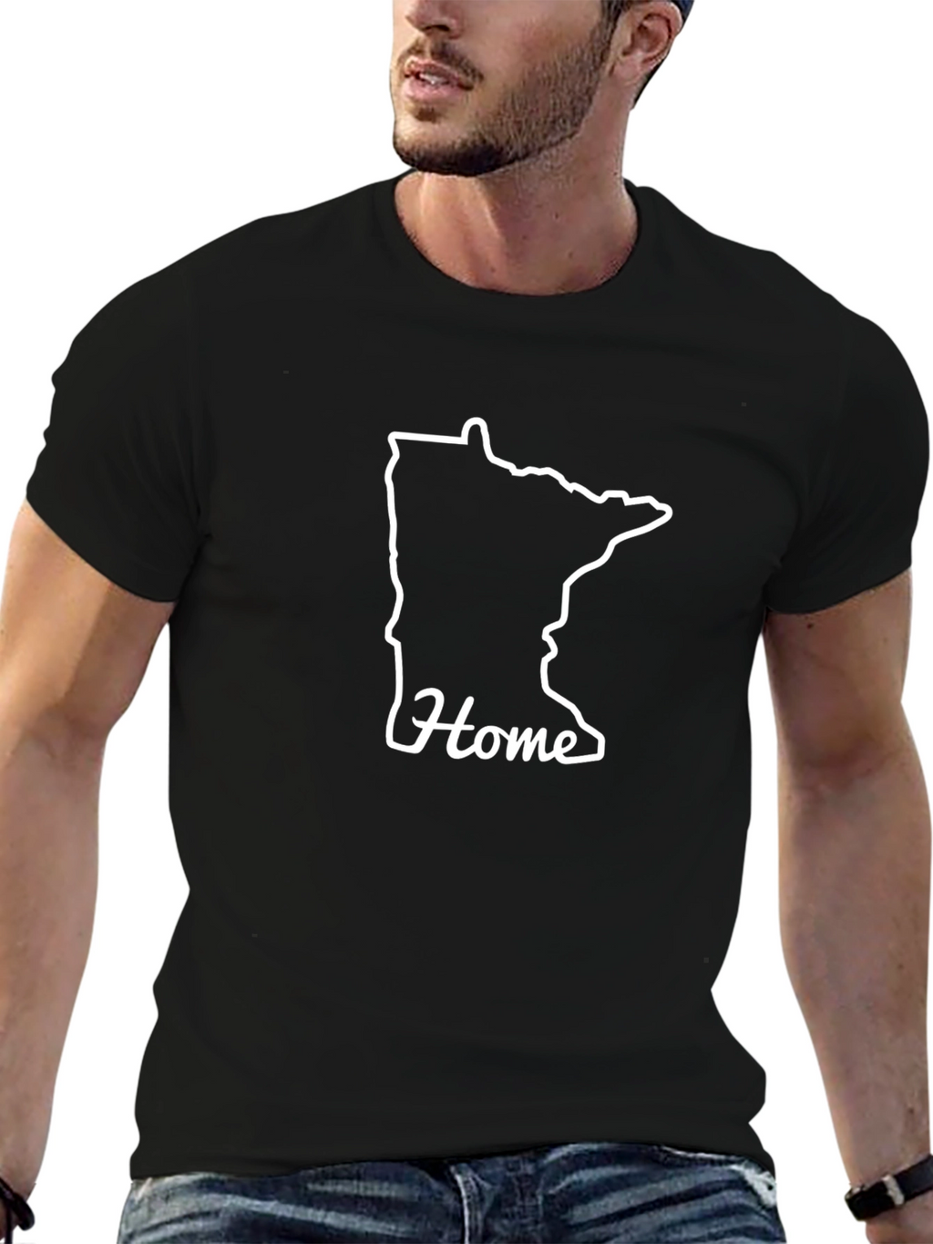 Minnesota Home State Graphic T-Shirt