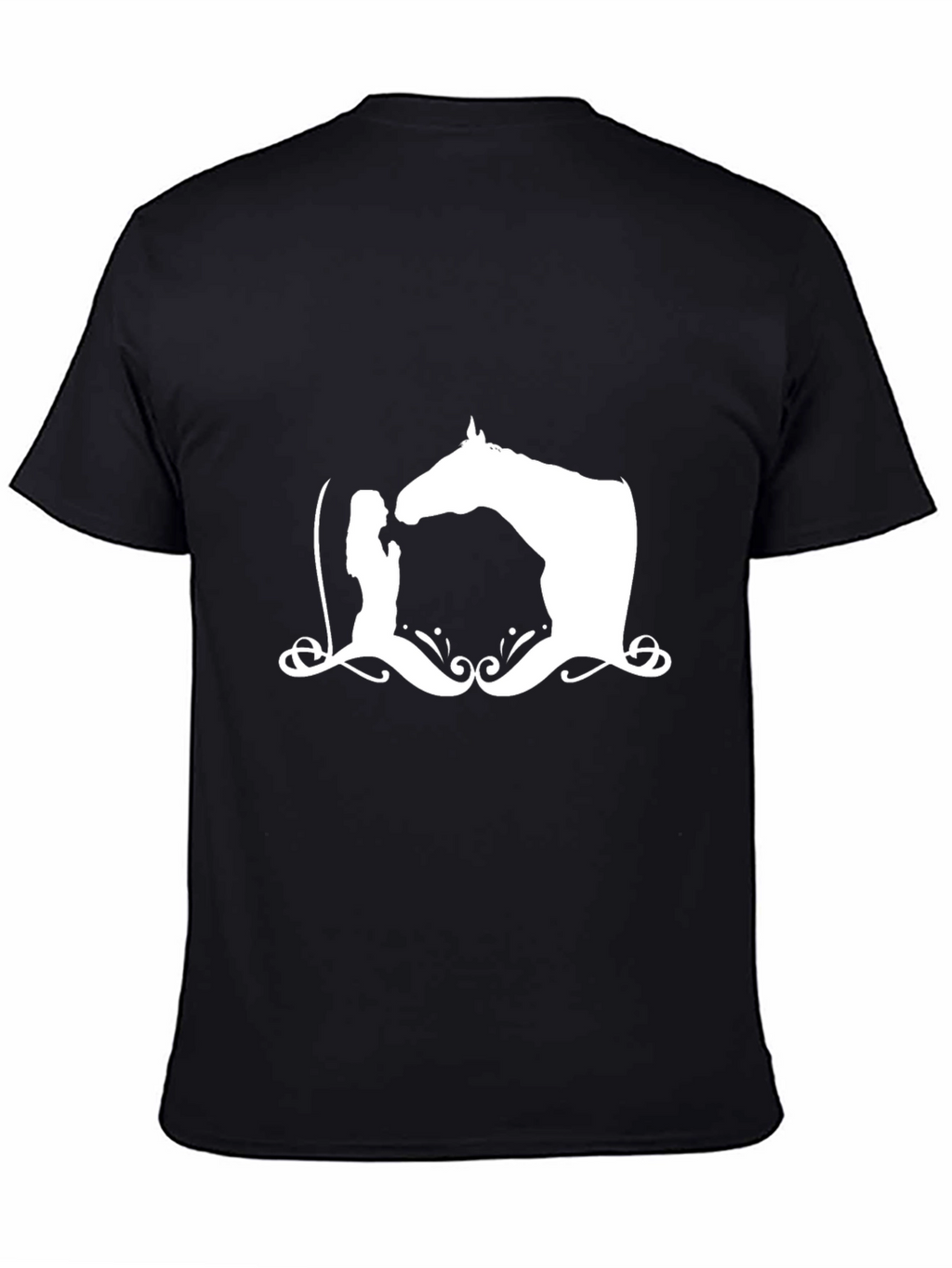 Horse & Rider Graphic Tee - Black