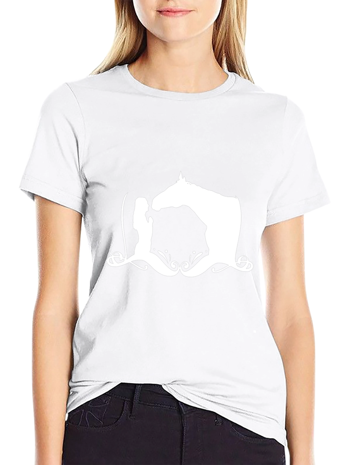 Horse & Rider Graphic Tee - Black