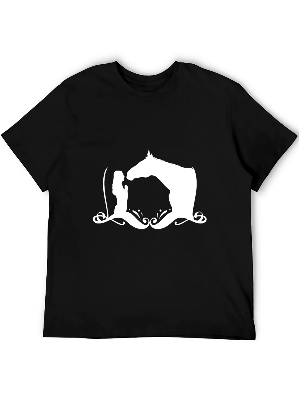 Horse & Rider Graphic Tee - Black