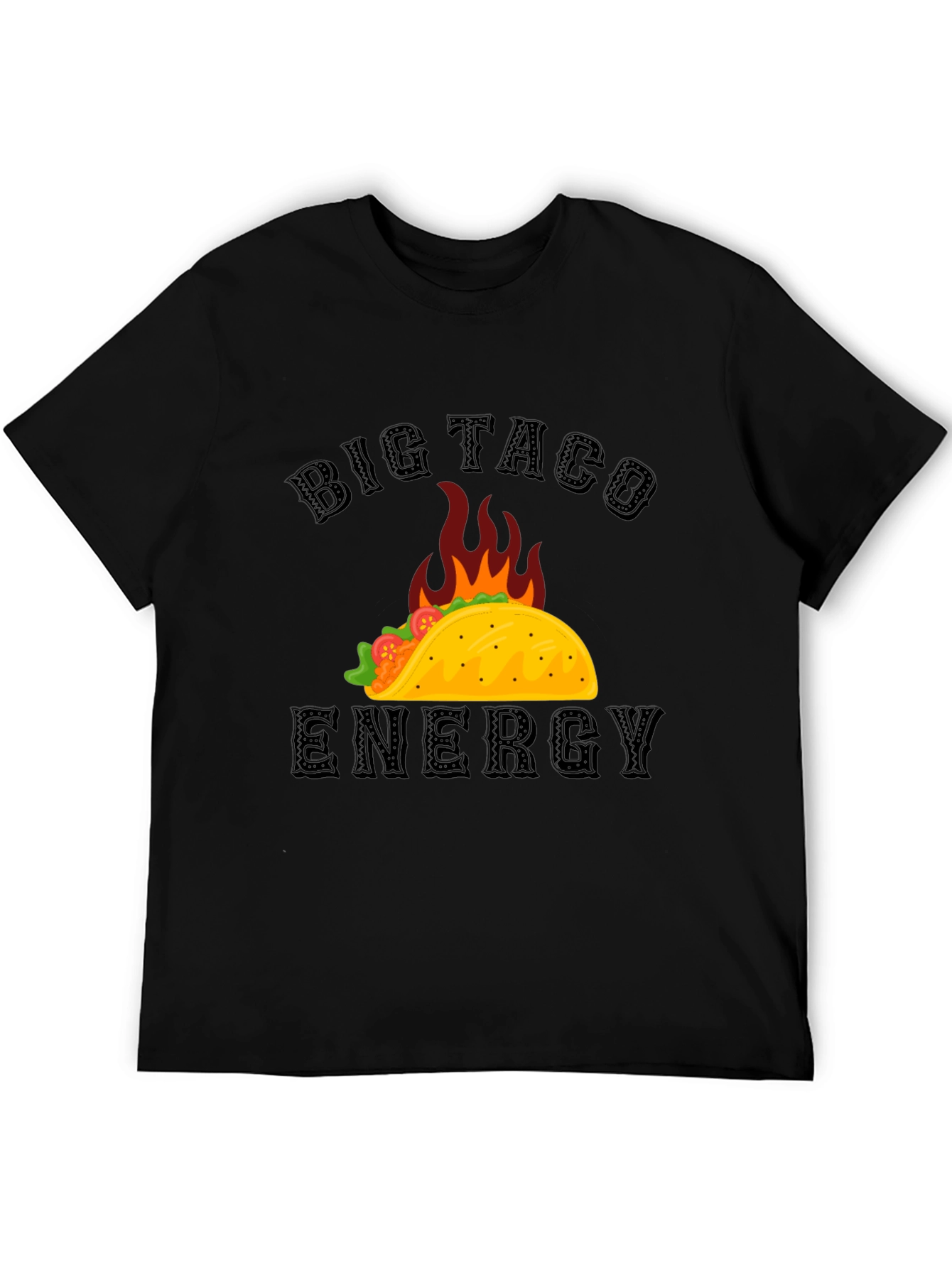 Big Taco Energy Graphic T-Shirt - Foodie Tee