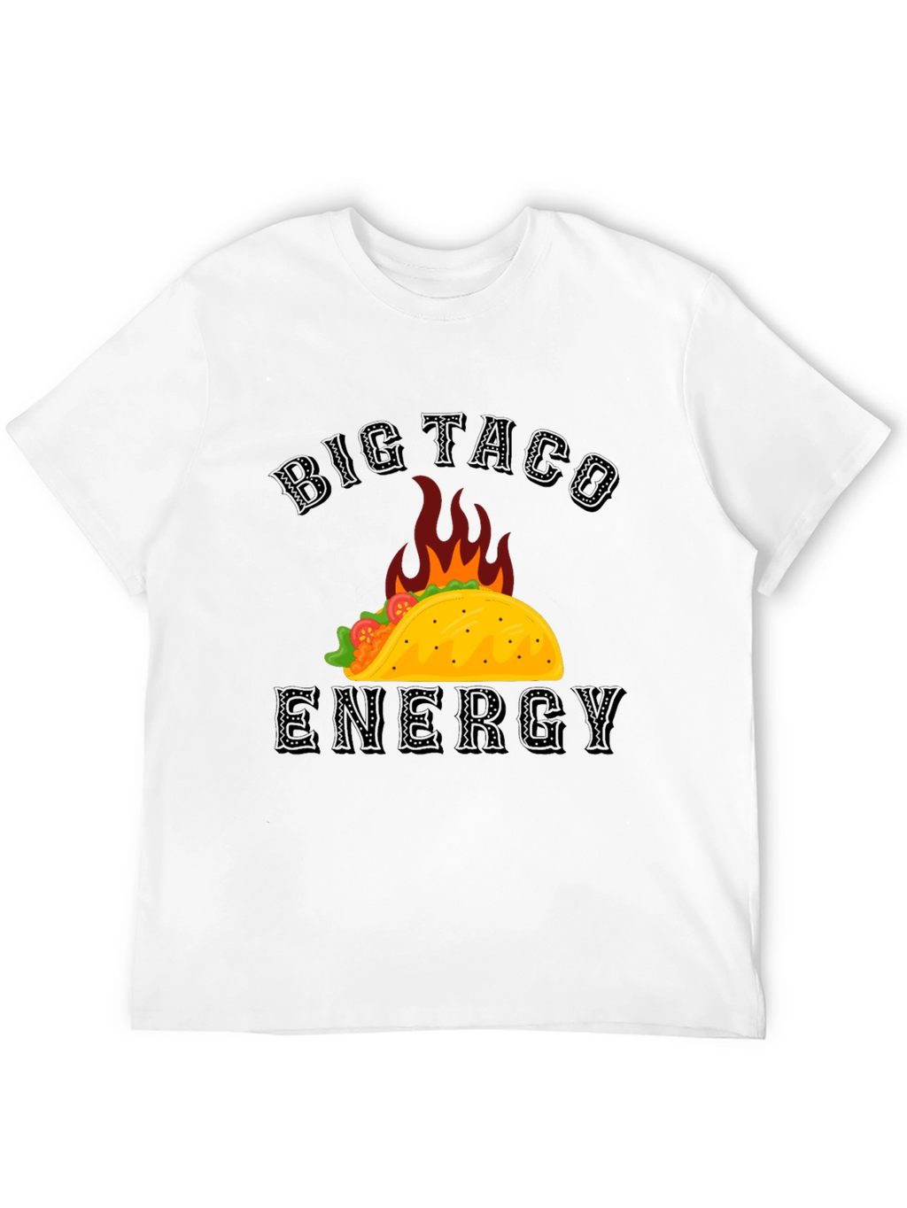 Big Taco Energy Graphic T-Shirt - Foodie Tee