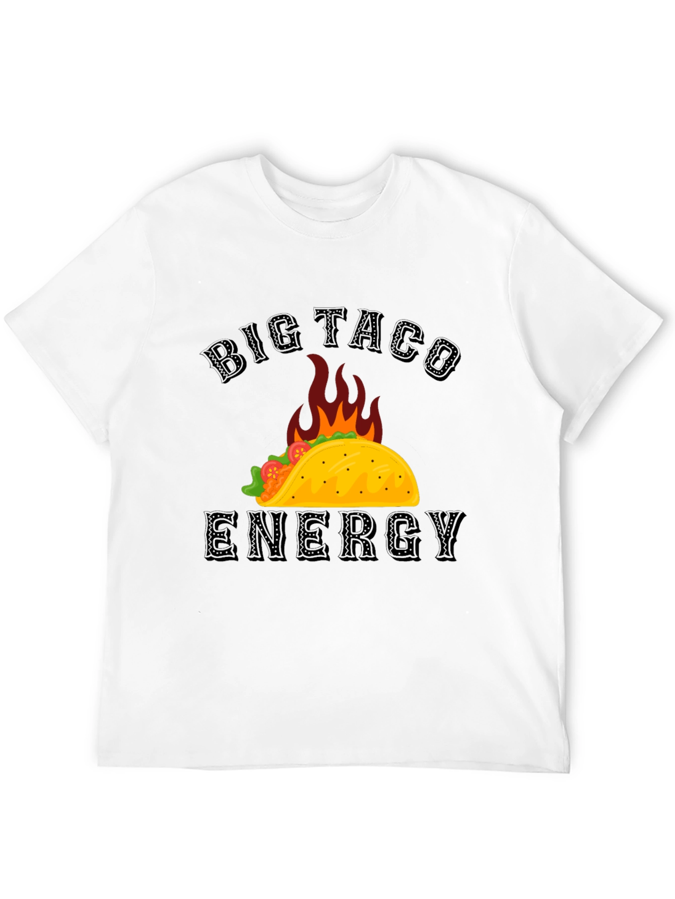 Big Taco Energy Graphic T-Shirt - Foodie Tee