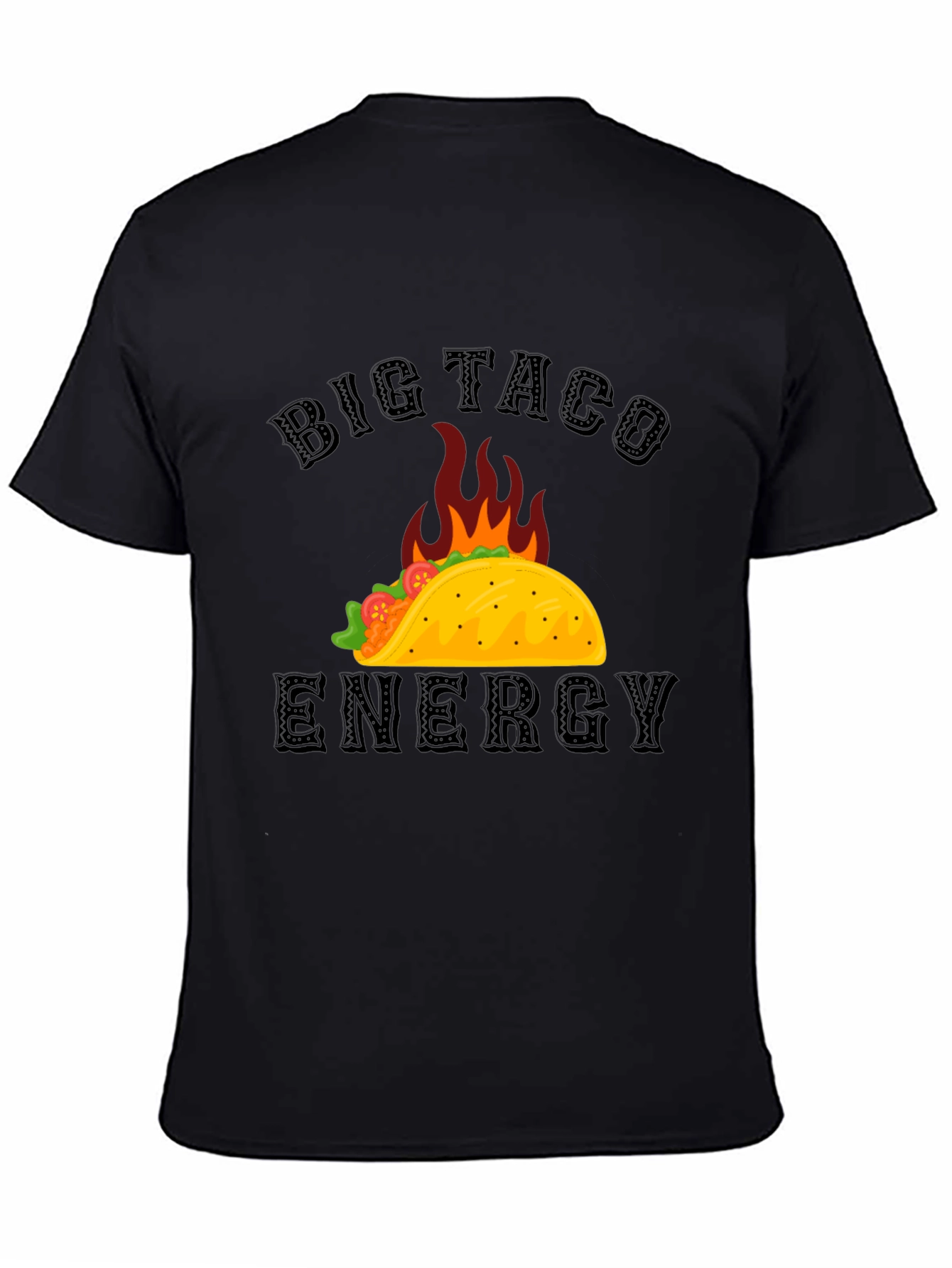 Big Taco Energy Graphic T-Shirt - Foodie Tee