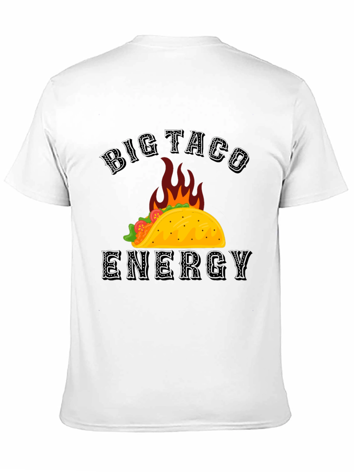 Big Taco Energy Graphic T-Shirt - Foodie Tee