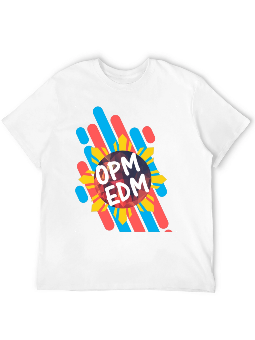 OPM EDM Graphic Tee - Stylish Black T-Shirt