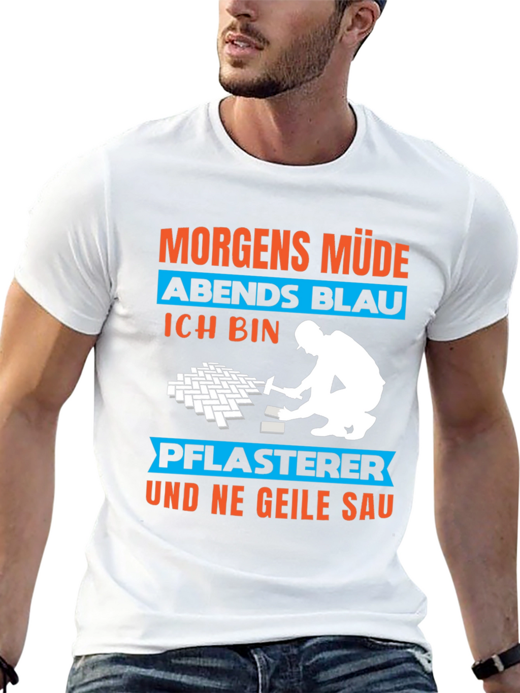 Funny Pflasterer T-Shirt