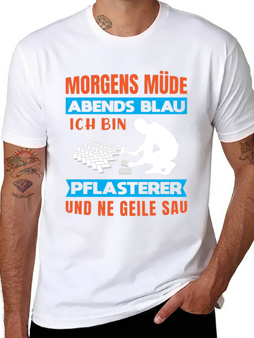 Funny Pflasterer T-Shirt