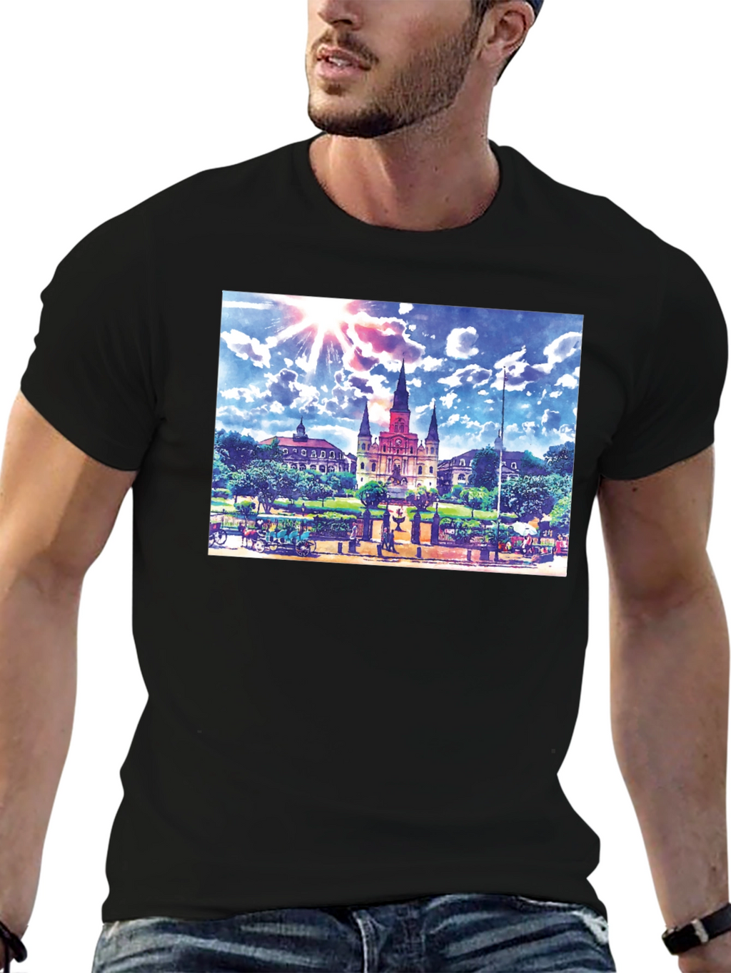 St. Louis Cathedral T-Shirt - New Orleans Tee