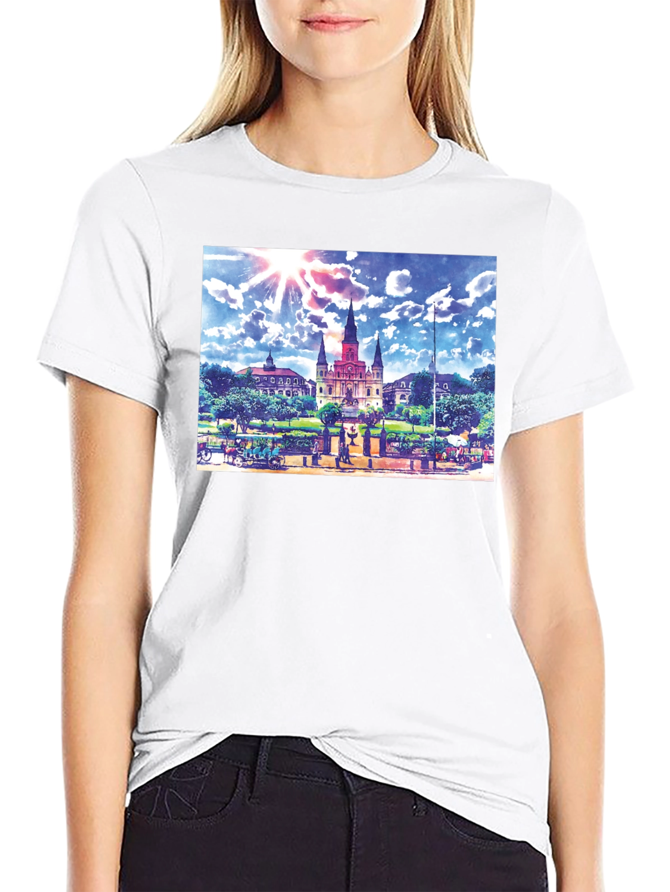 St. Louis Cathedral T-Shirt - New Orleans Tee