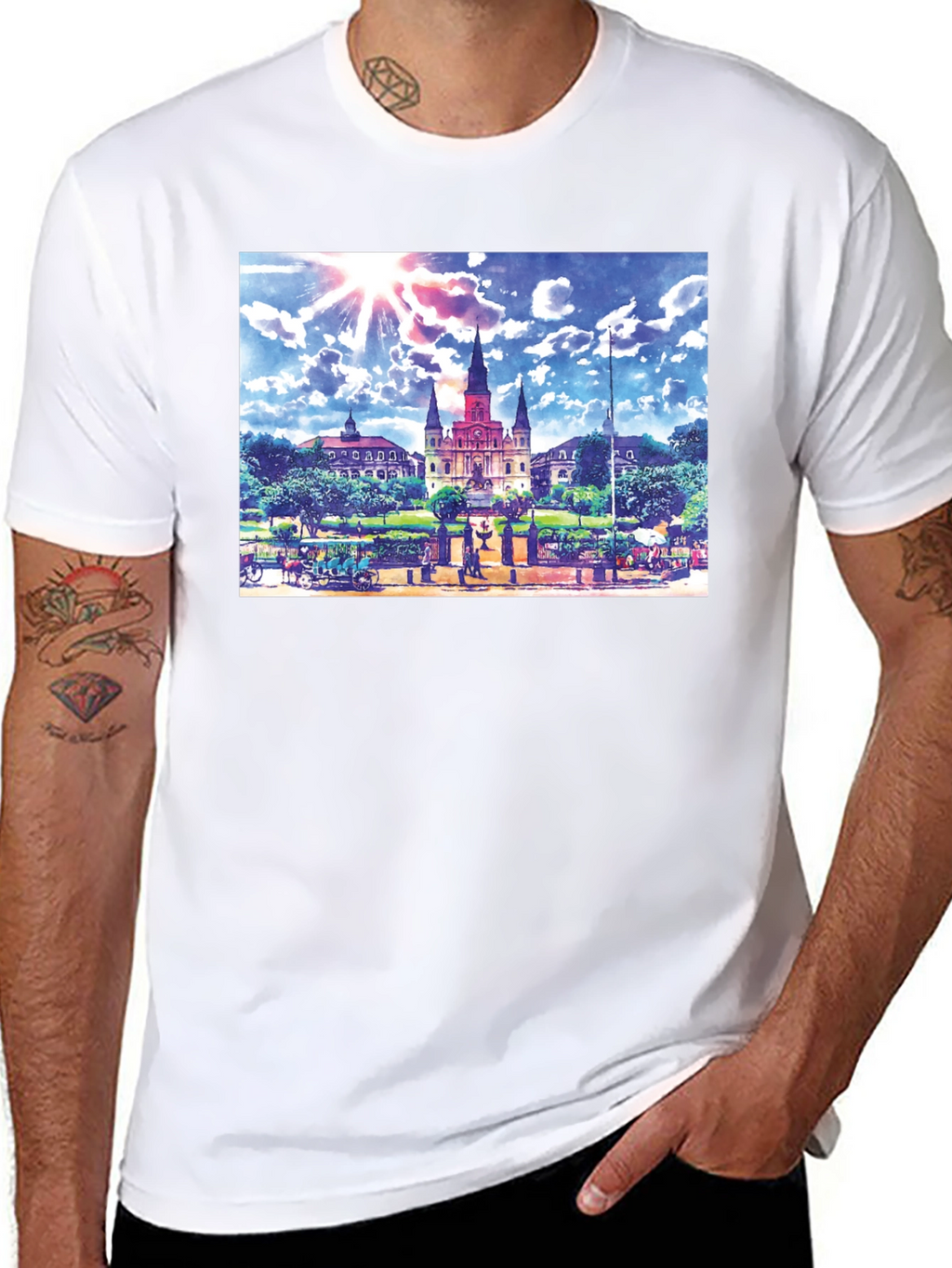 St. Louis Cathedral T-Shirt - New Orleans Tee