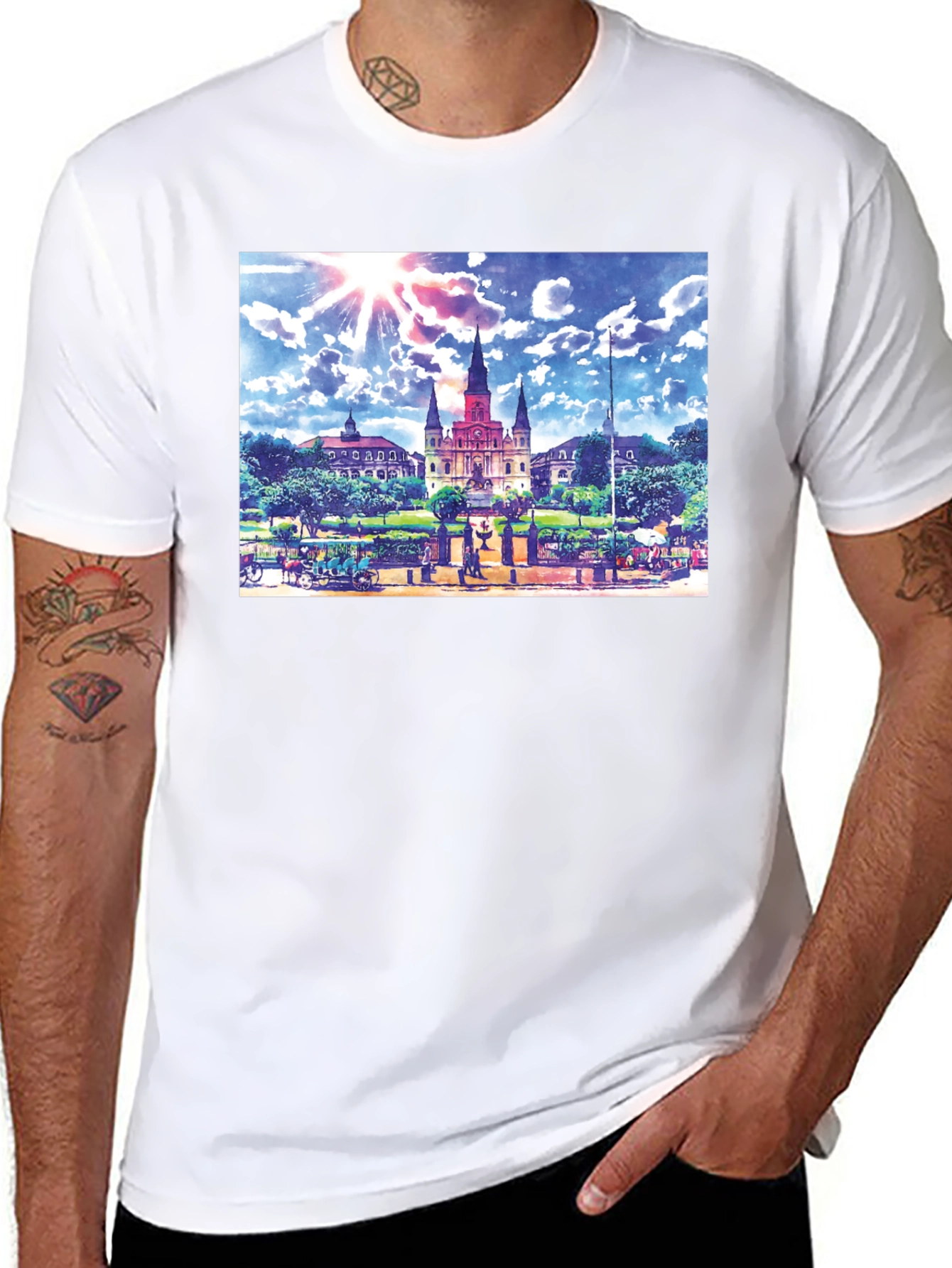 St. Louis Cathedral T-Shirt - New Orleans Tee