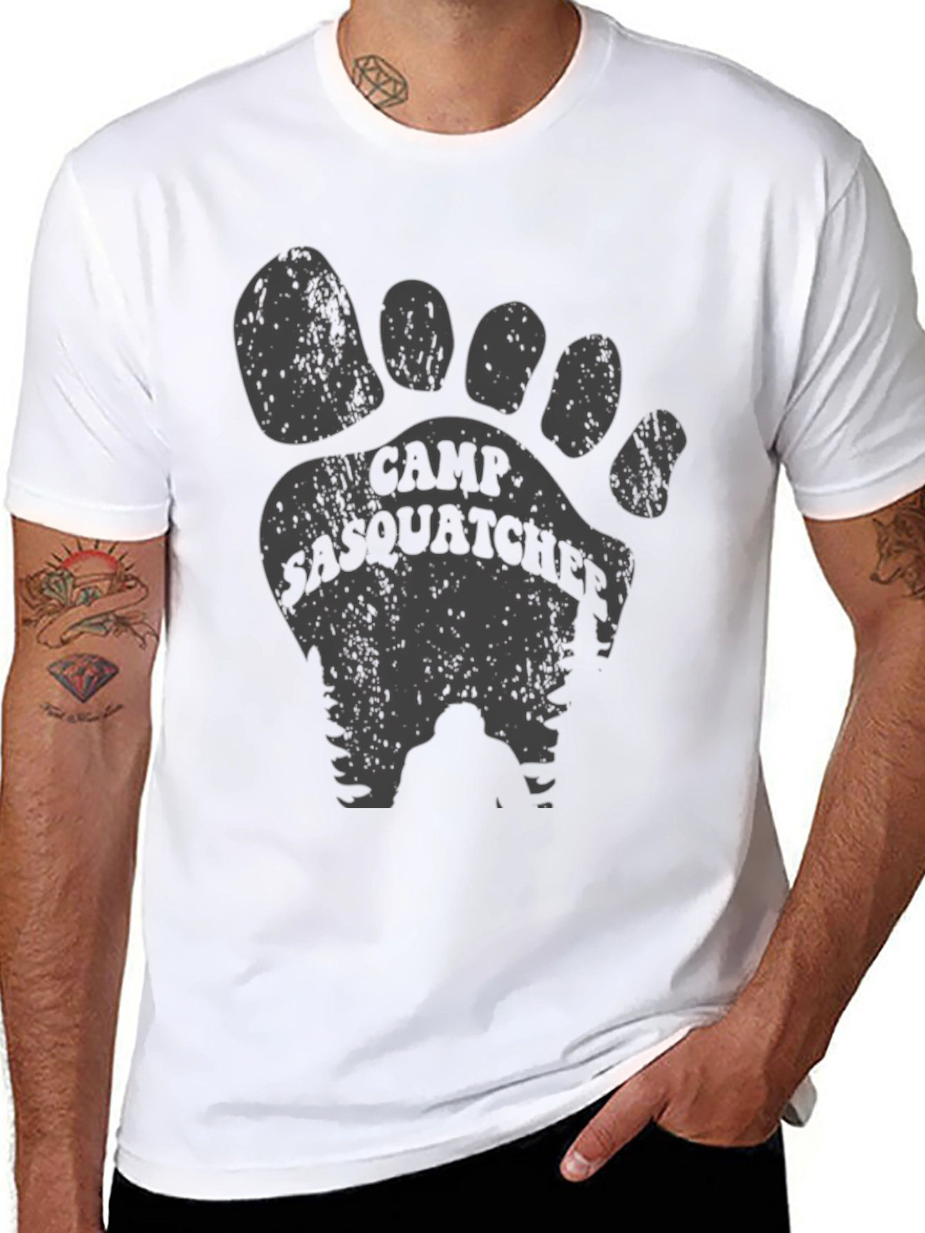 Camp Sasquatch Tee - Bigfoot Adventure Shirt