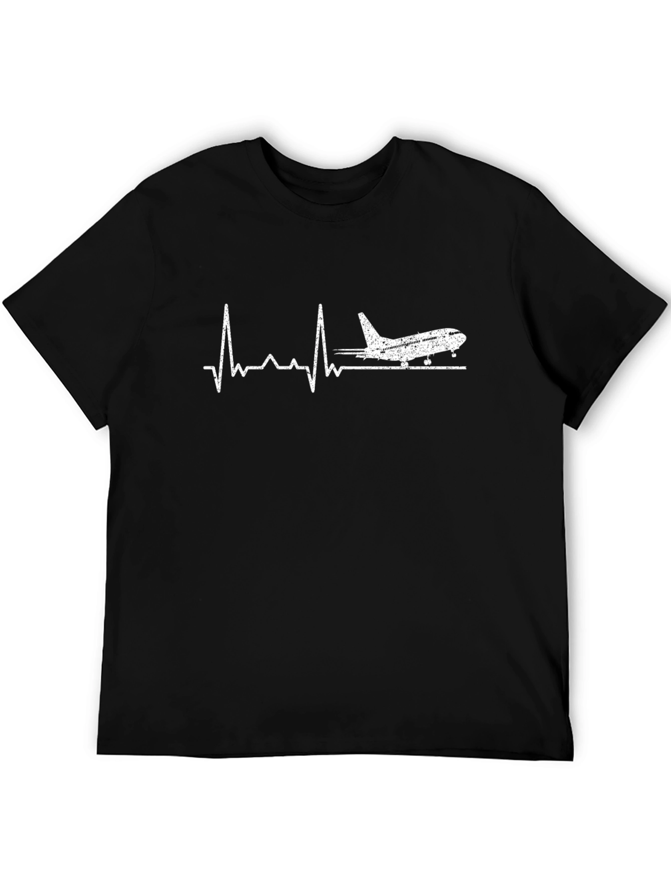 Airplane Heartbeat T-Shirt - Pilot Aviation Tee