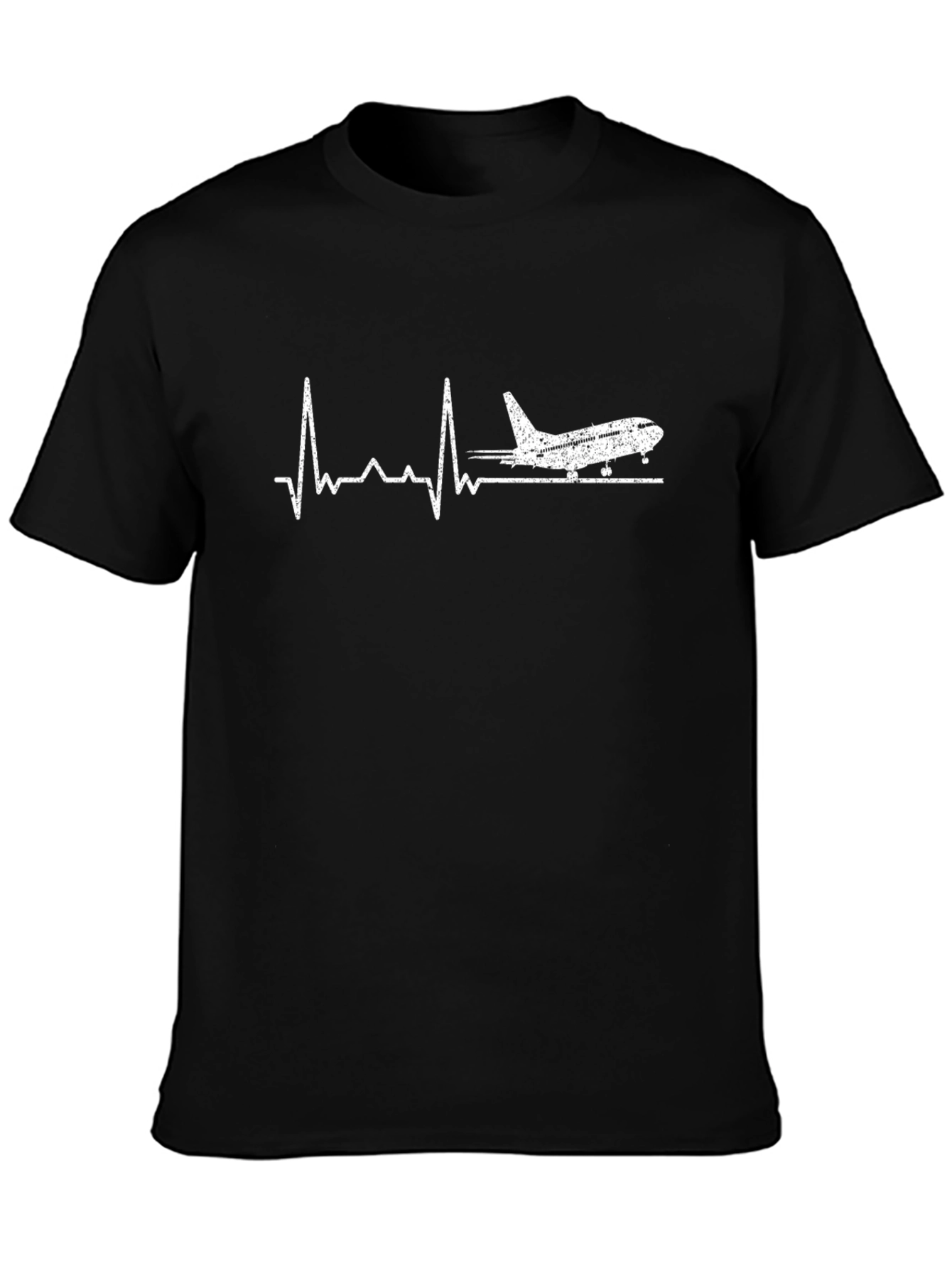Airplane Heartbeat T-Shirt - Pilot Aviation Tee