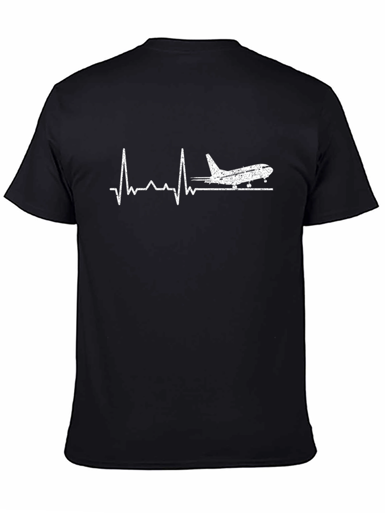 Airplane Heartbeat T-Shirt - Pilot Aviation Tee