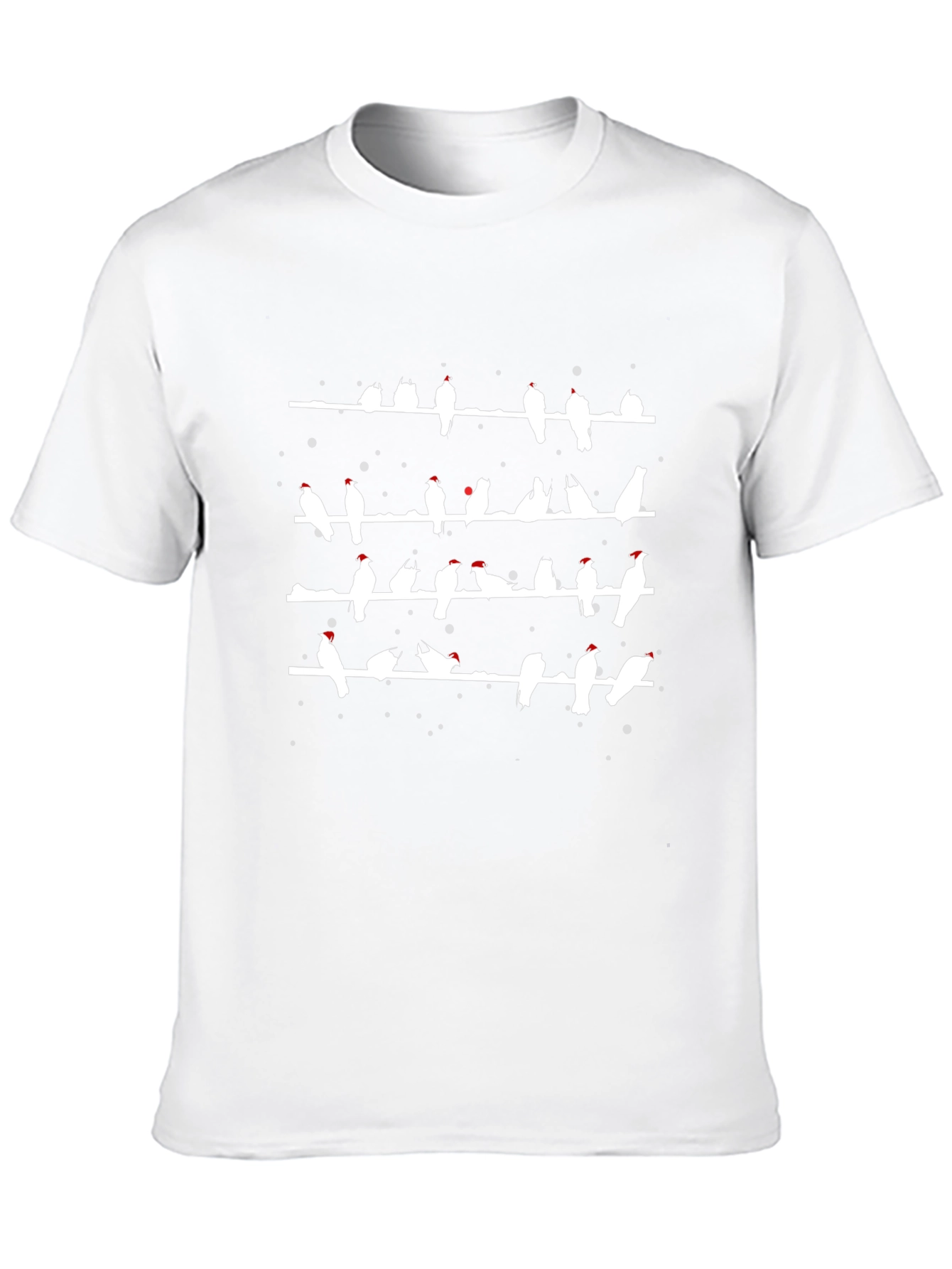 Birds on a Wire T-Shirt - Black