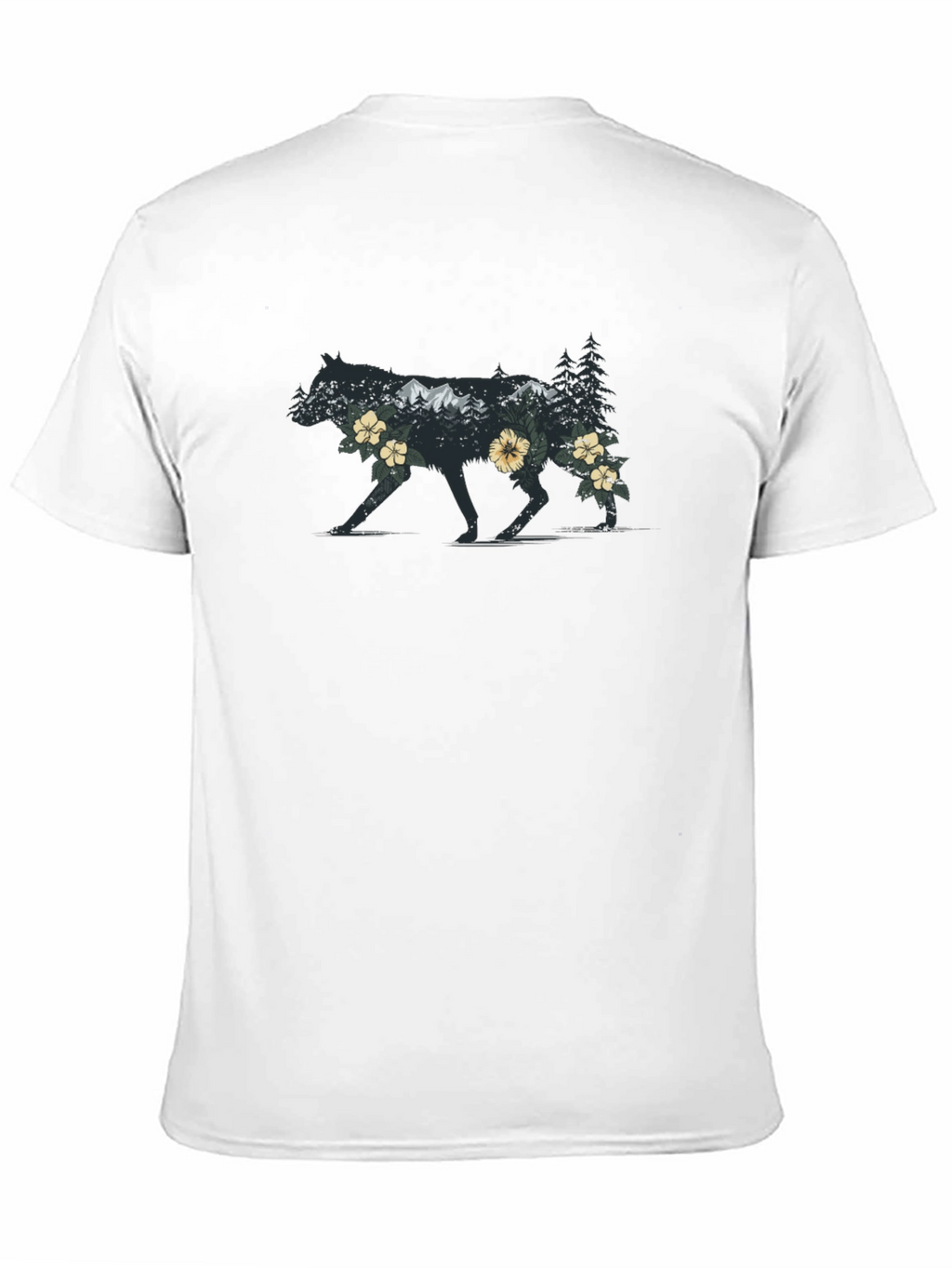 Wolf Wilderness Graphic Tee - Nature Inspired Design