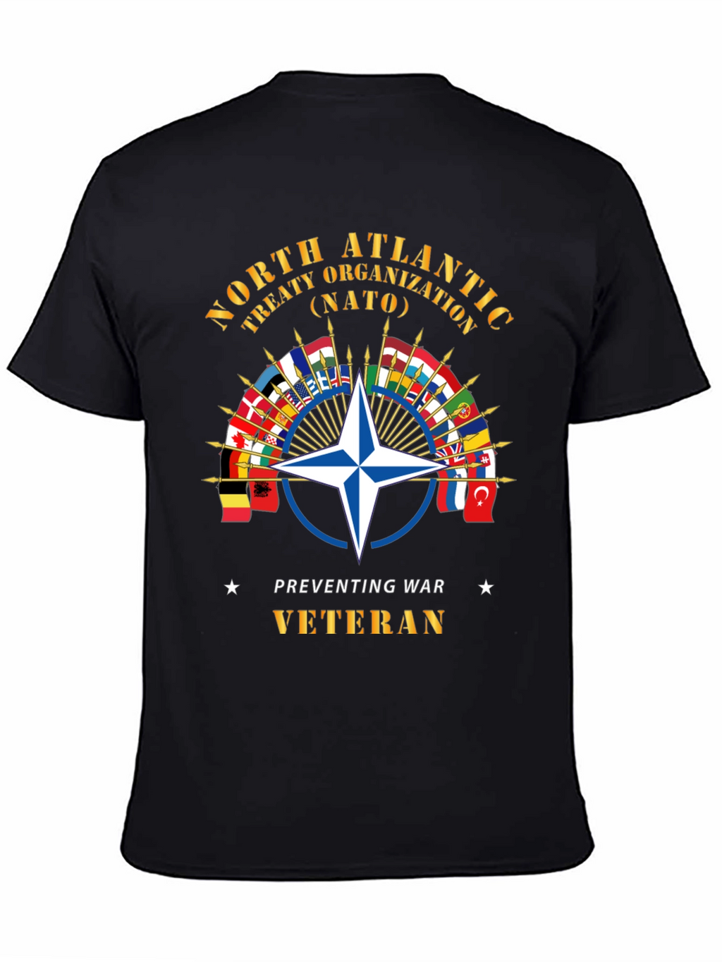 NATO Veteran Graphic T-Shirt - Preventing War