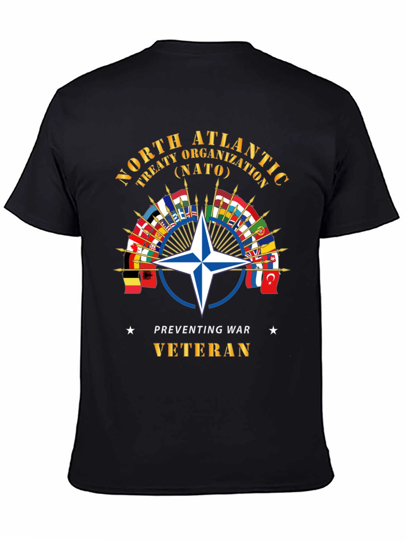 NATO Veteran Graphic T-Shirt - Preventing War