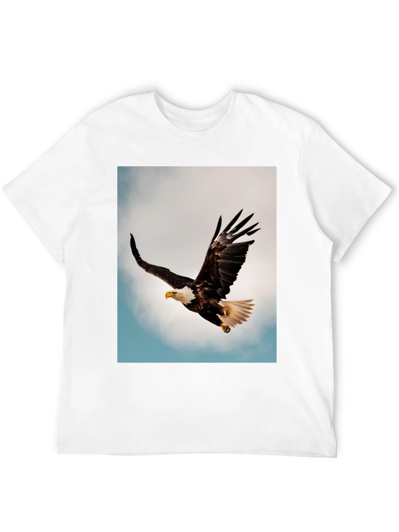 Bald Eagle Graphic Black T-Shirt