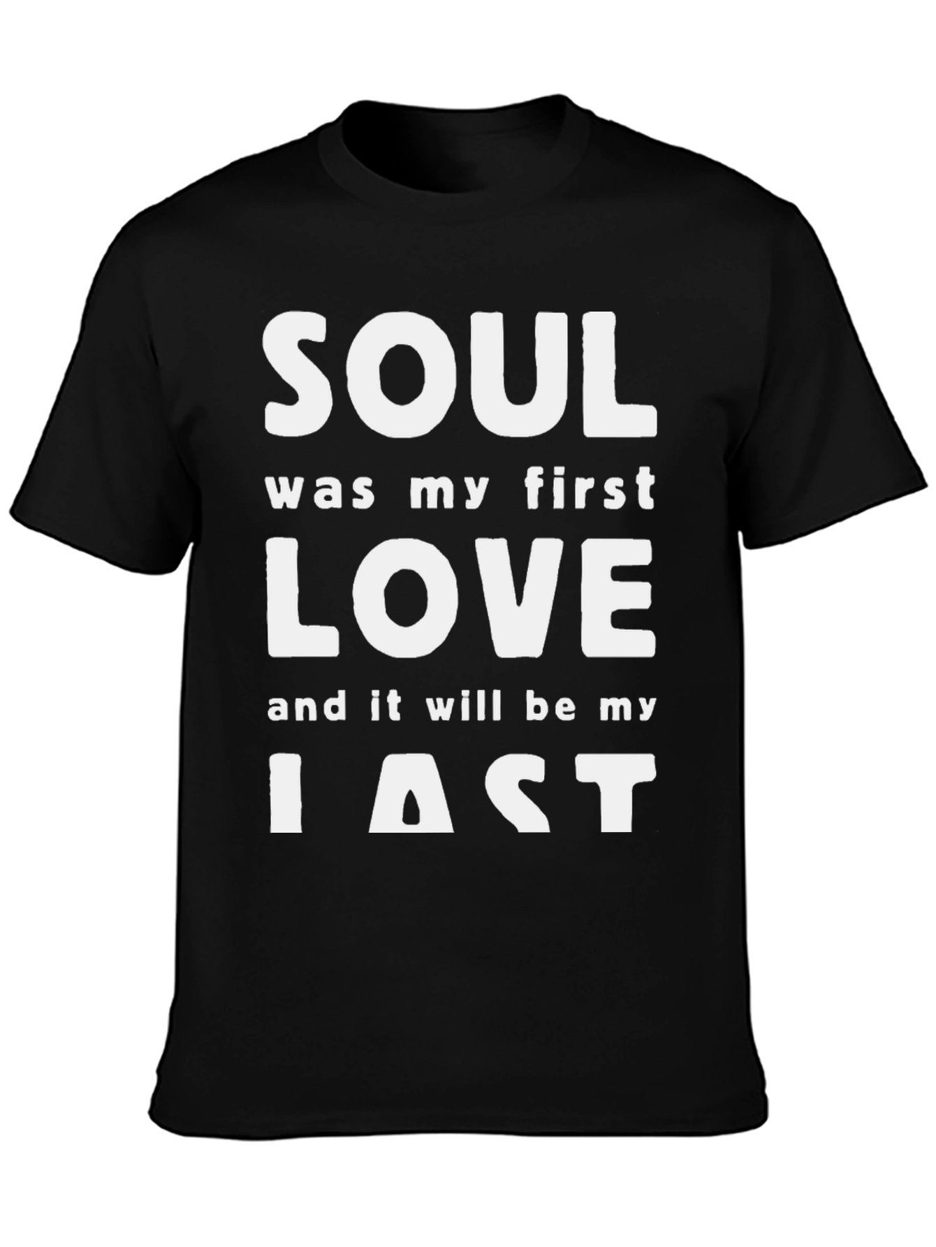 Soul Music Lover Black T-Shirt