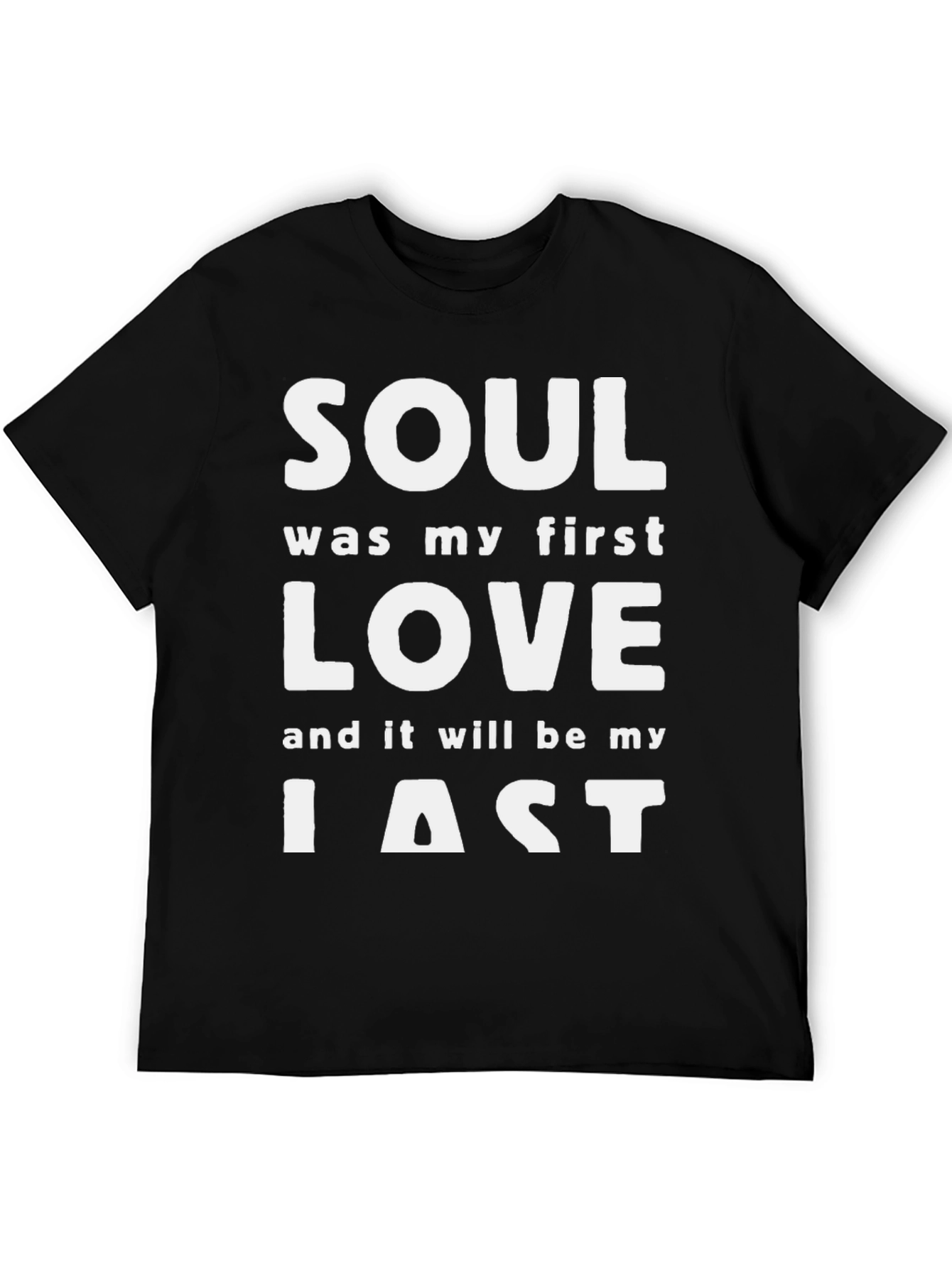 Soul Music Lover Black T-Shirt