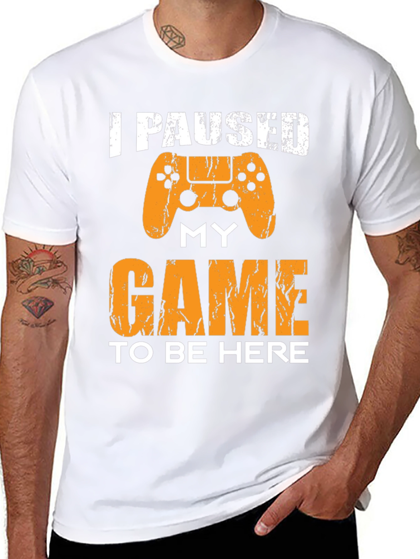 I Paused My Game To Be Here Graphic Tee