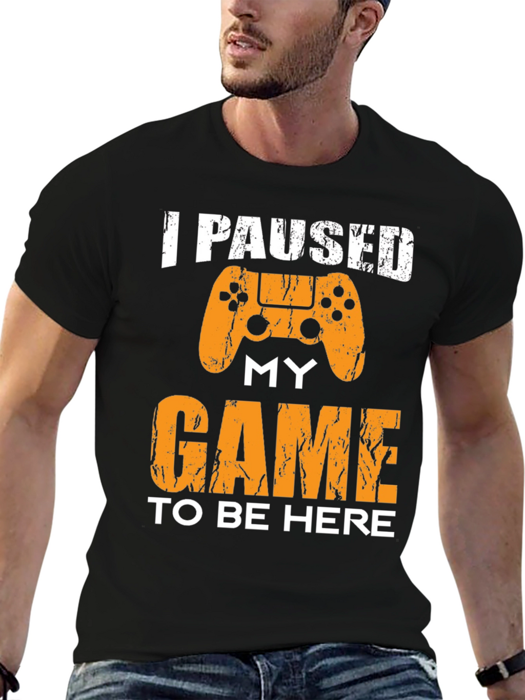 I Paused My Game To Be Here Graphic Tee