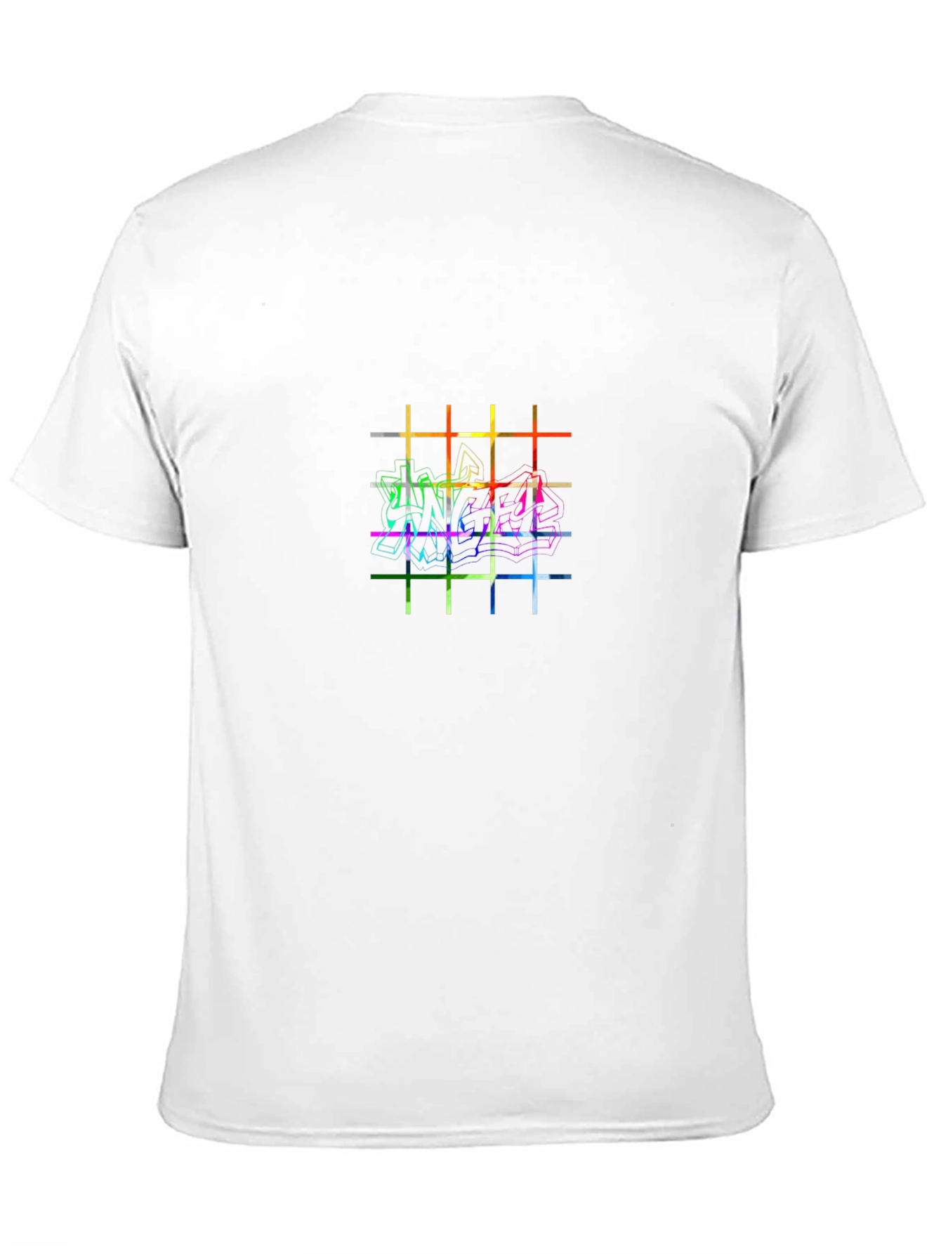 Modern Art Grid Graphic Tee - Black