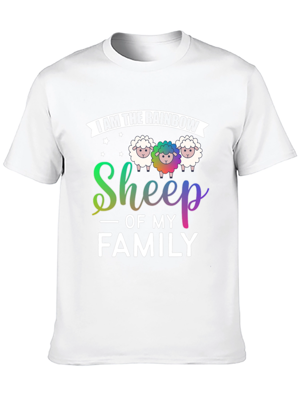 Rainbow Sheep of My Family T-Shirt
