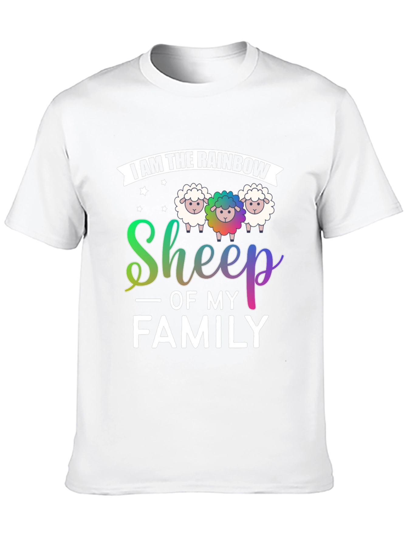 Rainbow Sheep of My Family T-Shirt