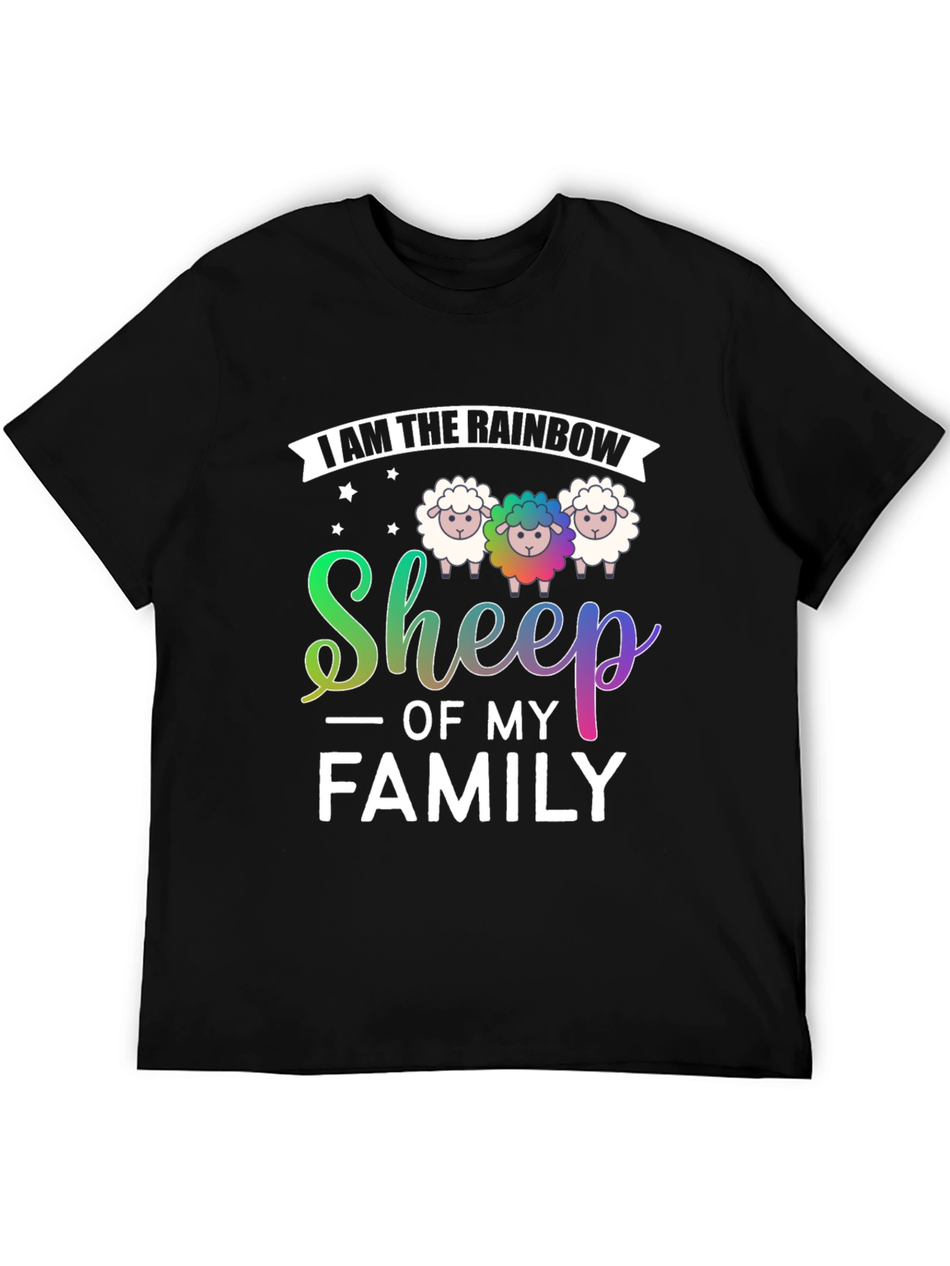 Rainbow Sheep of My Family T-Shirt