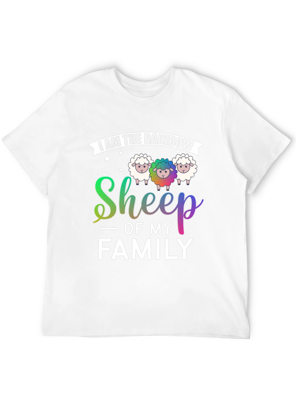 Rainbow Sheep of My Family T-Shirt